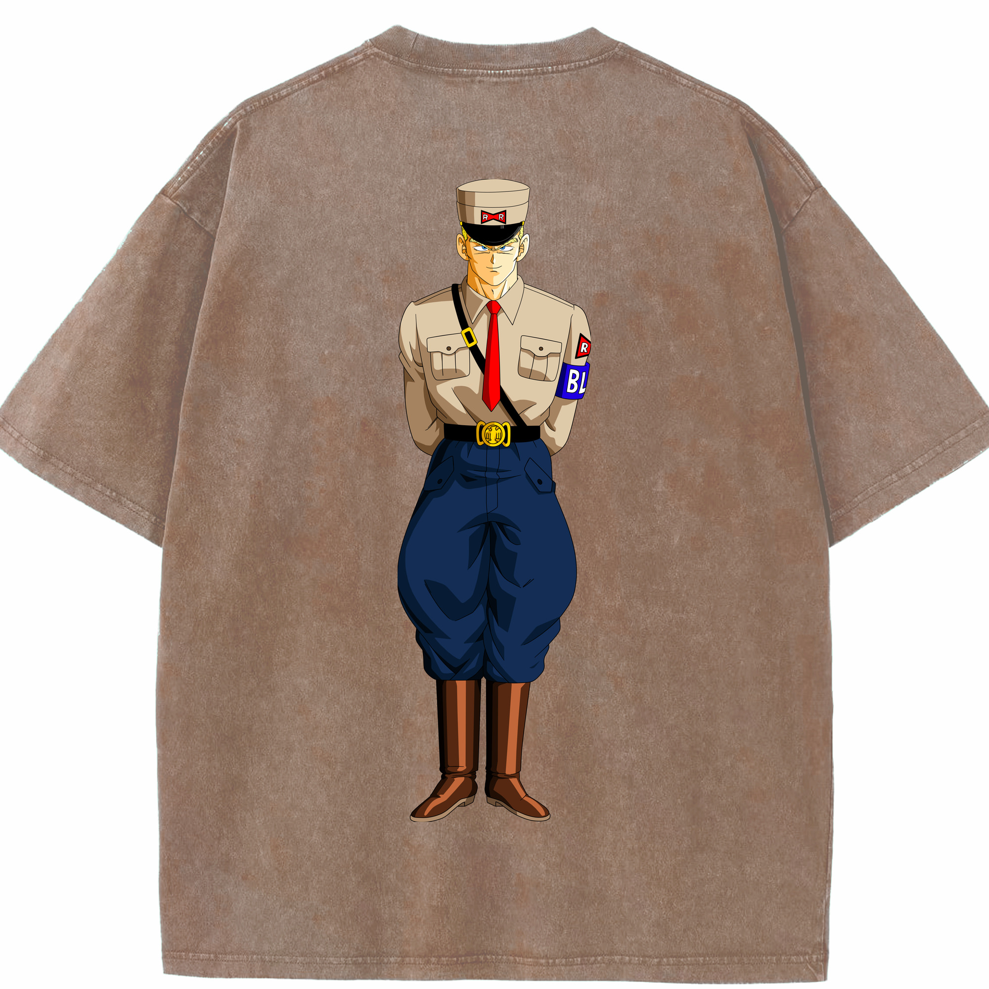（画像用） ドラゴンボール DRAGON BALL 綿100% ヴィンテージ風 半袖Tシャツ（背面プリント）