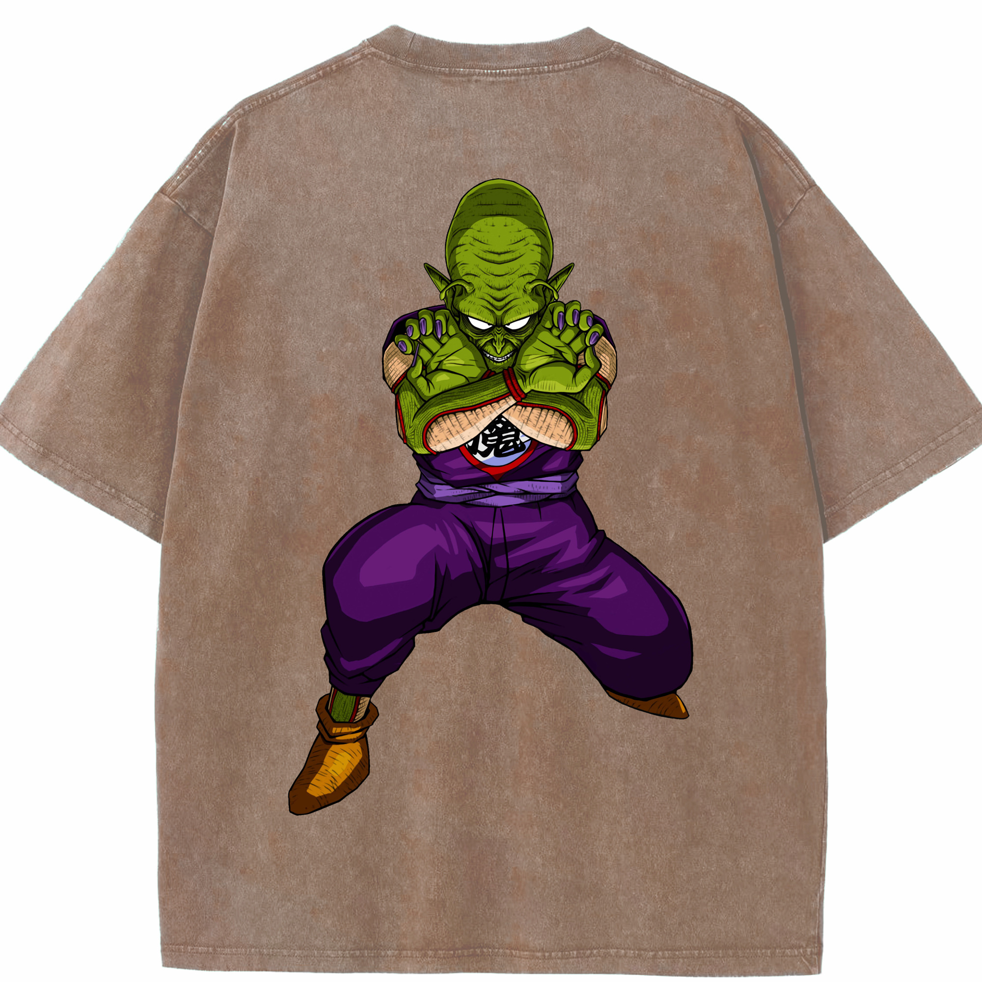 （画像用） ドラゴンボール DRAGON BALL 綿100% ヴィンテージ風 半袖Tシャツ（背面プリント）