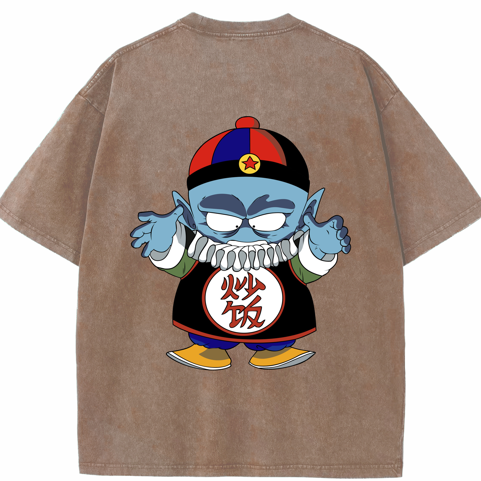 （画像用） ドラゴンボール DRAGON BALL 綿100% ヴィンテージ風 半袖Tシャツ（背面プリント）