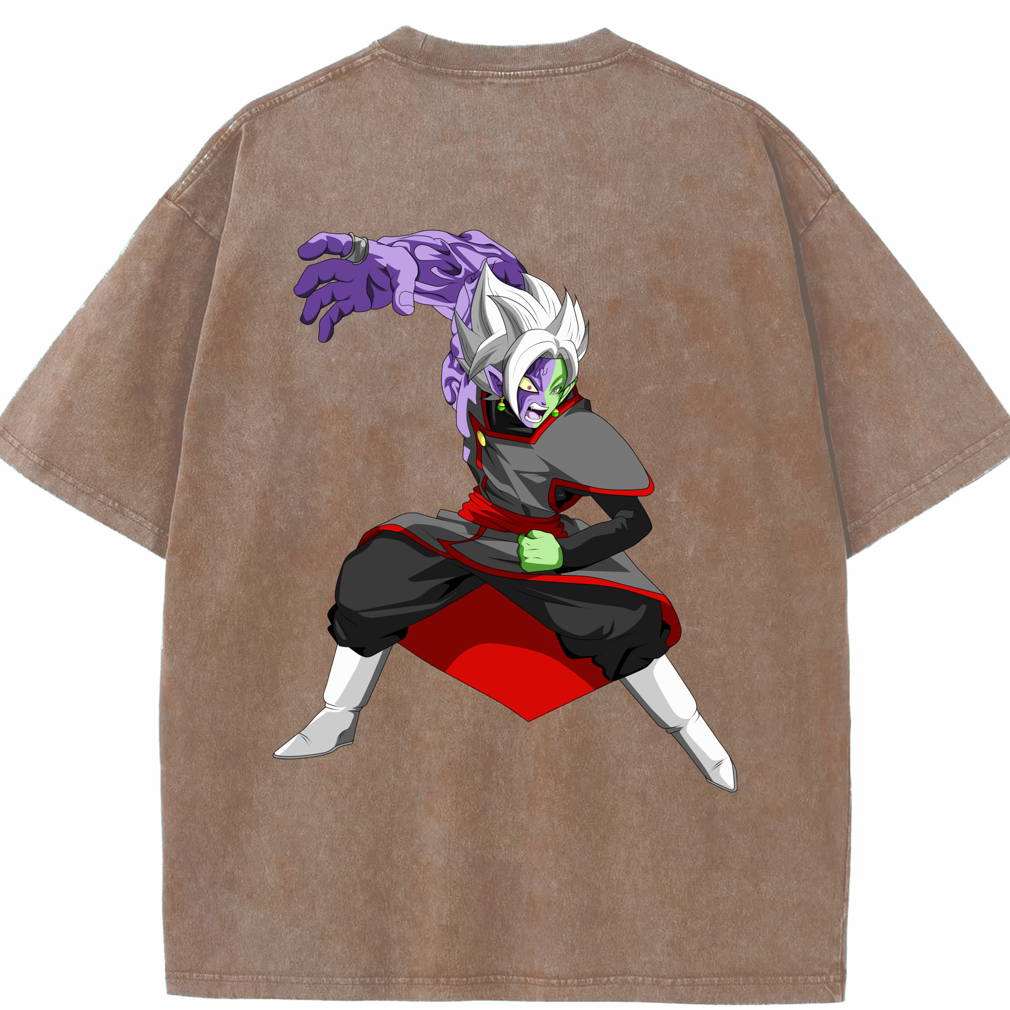（画像用） ドラゴンボール ベジット DRAGON BALL Vegetto 綿100% ヴィンテージ風 半袖Tシャツ（背面プリント）