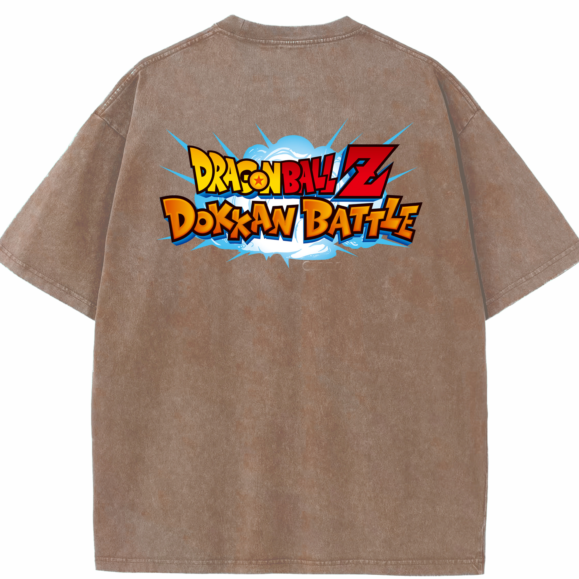 （画像用） ドラゴンボール DRAGON BALL 綿100% ヴィンテージ風 半袖Tシャツ（背面プリント）