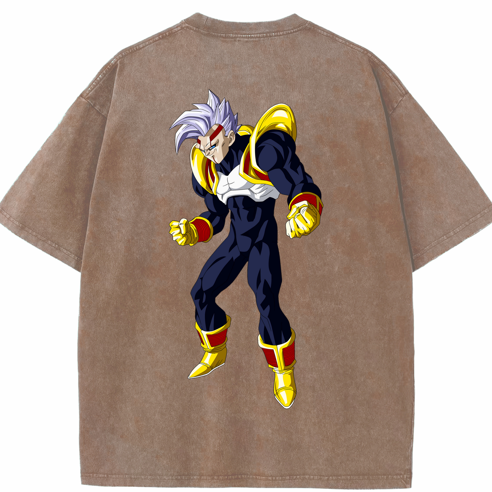 （画像用） ドラゴンボール DRAGON BALL 綿100% ヴィンテージ風 半袖Tシャツ（背面プリント）
