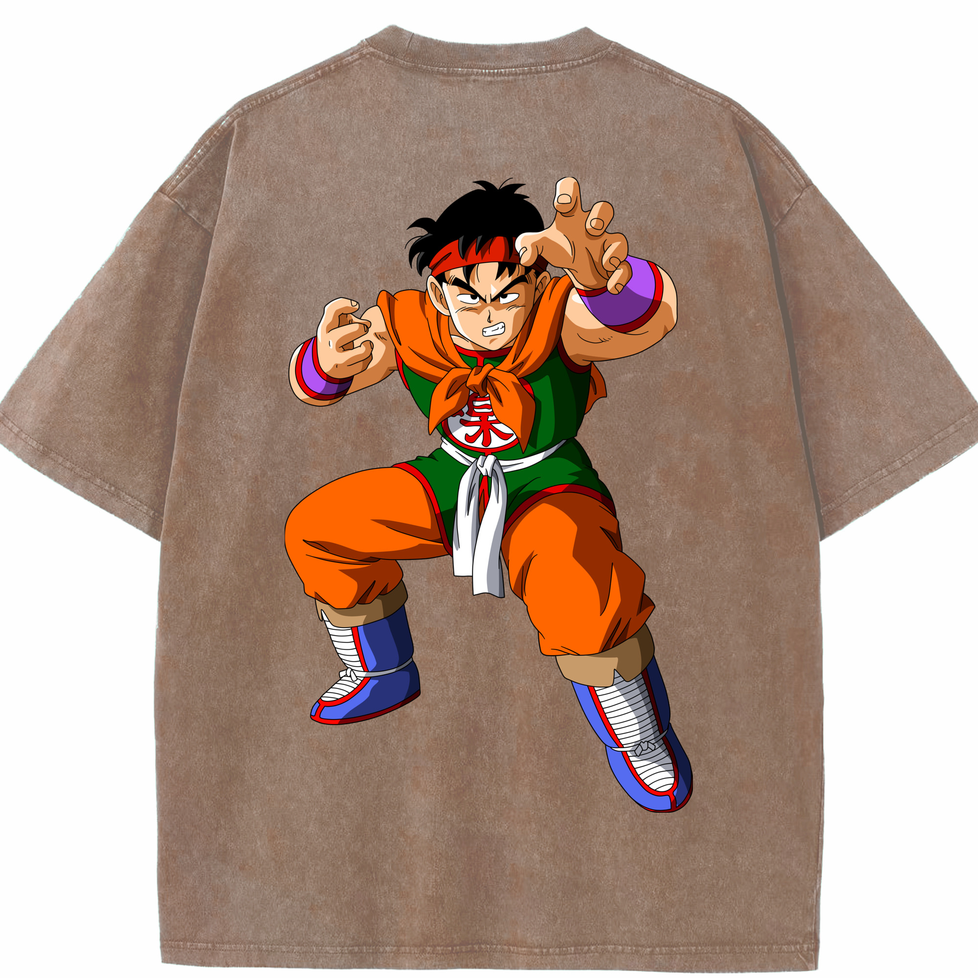 （画像用） ドラゴンボール DRAGON BALL 綿100% ヴィンテージ風 半袖Tシャツ（背面プリント）