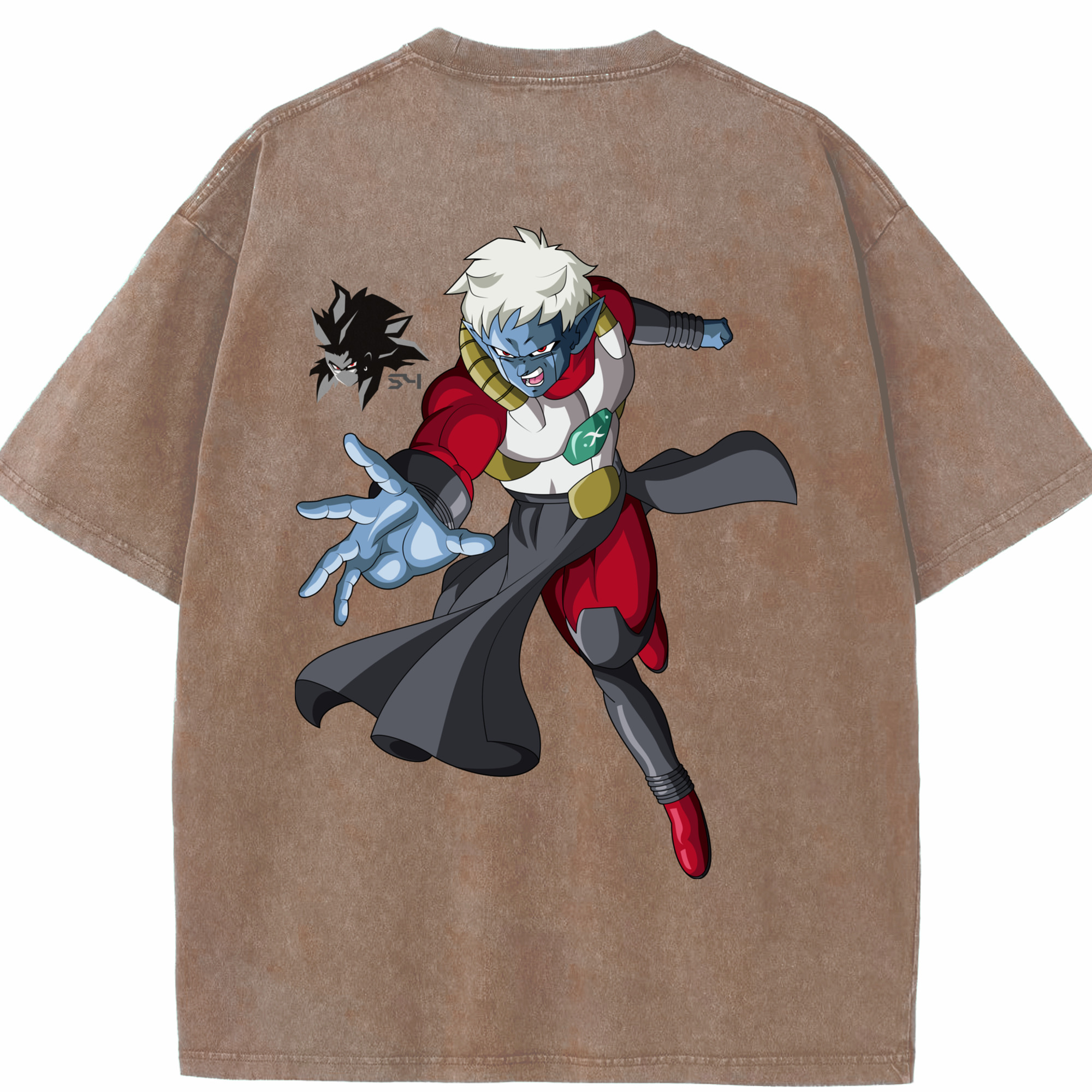 （画像用） ドラゴンボール DRAGON BALL 綿100% ヴィンテージ風 半袖Tシャツ（背面プリント）