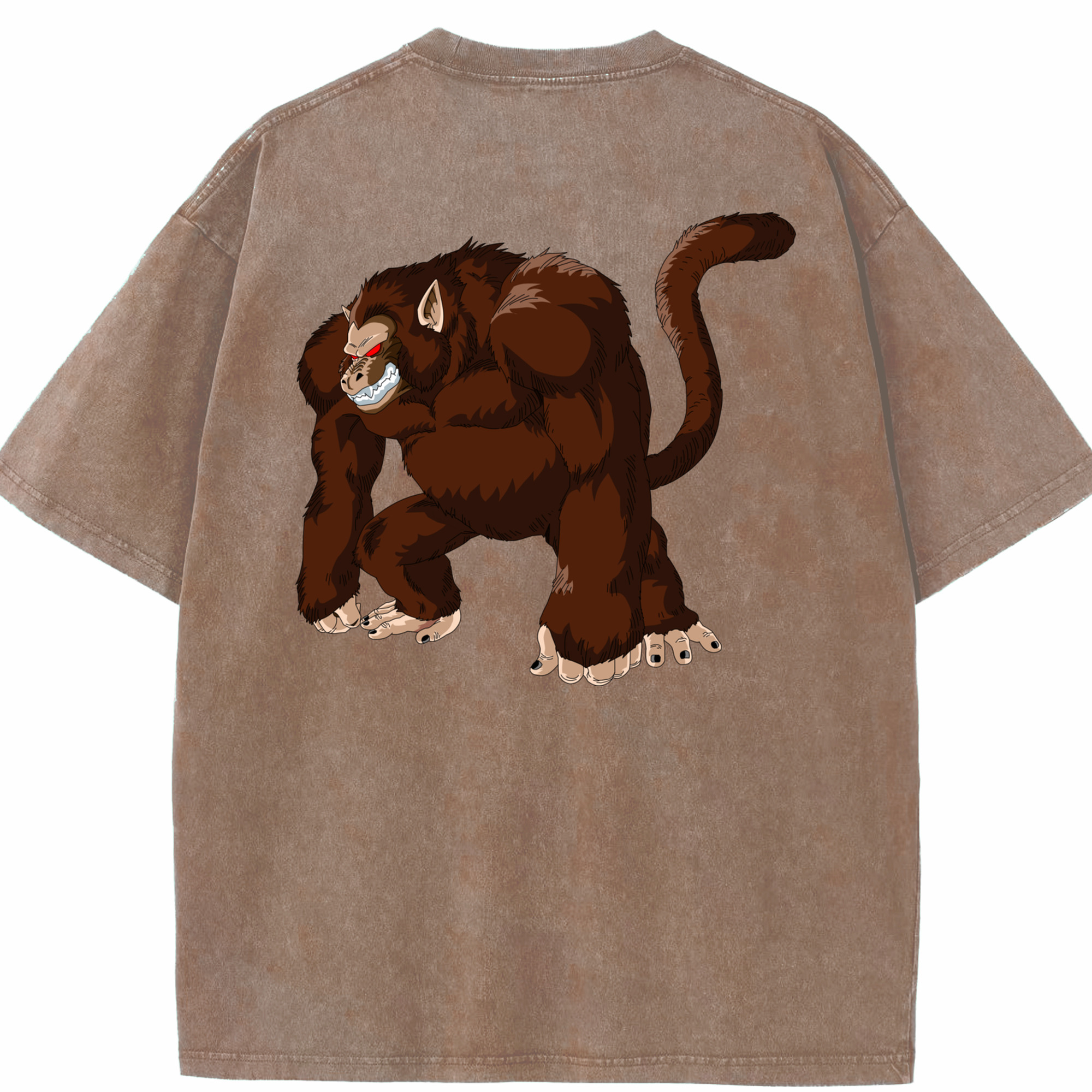（画像用） ドラゴンボール DRAGON BALL 綿100% ヴィンテージ風 半袖Tシャツ（背面プリント）