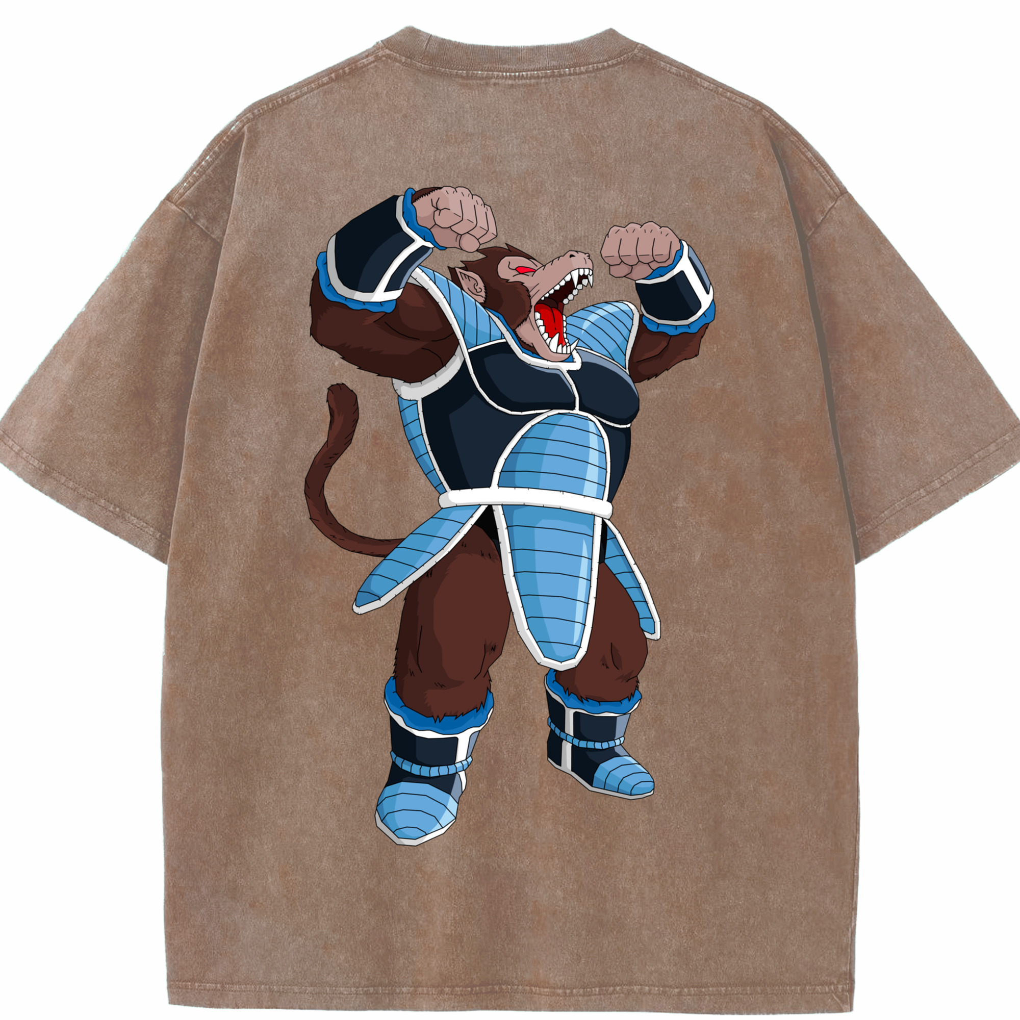 （画像用） ドラゴンボール DRAGON BALL 綿100% ヴィンテージ風 半袖Tシャツ（背面プリント）