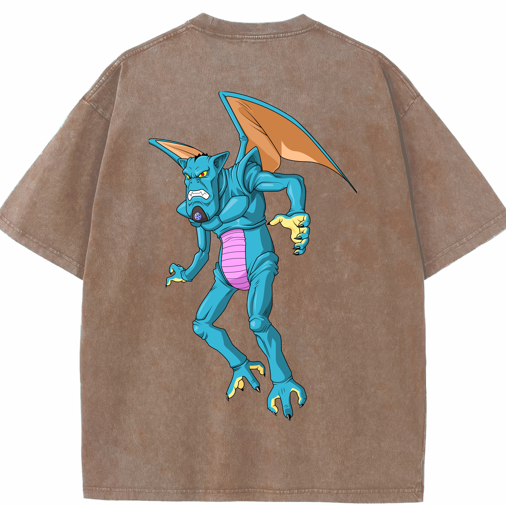 （画像用） ドラゴンボール DRAGON BALL 綿100% ヴィンテージ風 半袖Tシャツ（背面プリント）