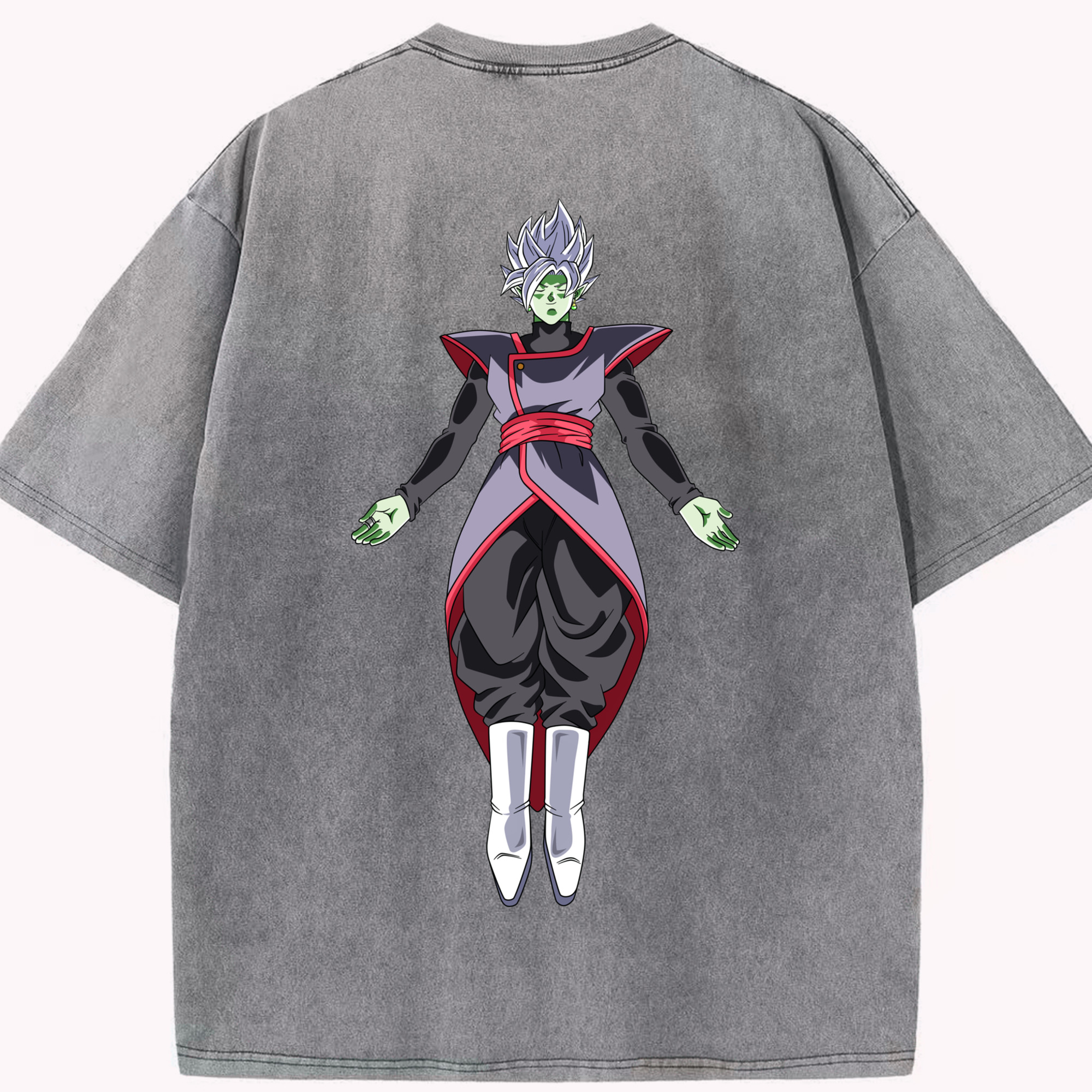 （画像用） ドラゴンボール ベジット DRAGON BALL Vegetto 綿100% ヴィンテージ風 半袖Tシャツ（背面プリント）