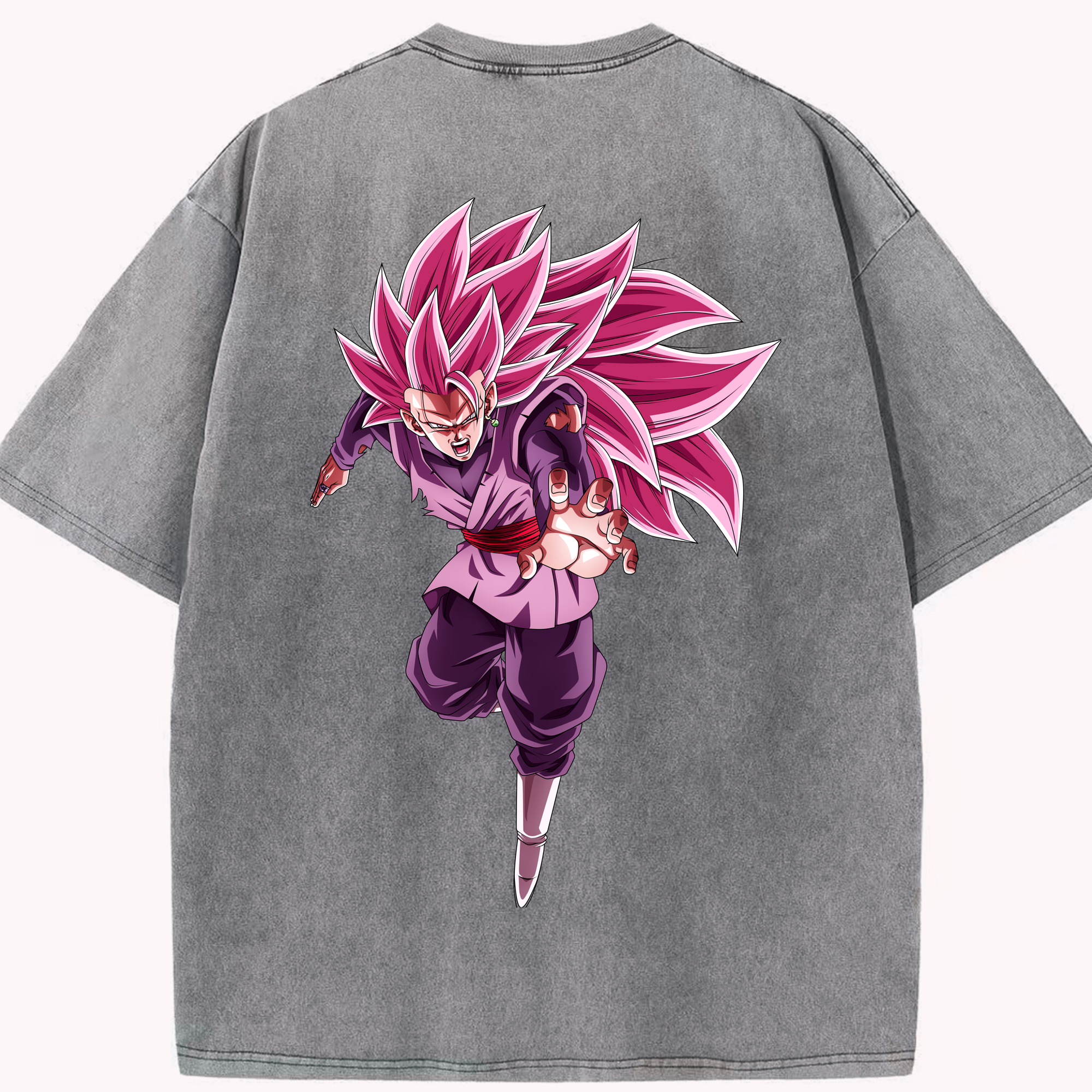 （画像用） ドラゴンボール ベジット DRAGON BALL Vegetto 綿100% ヴィンテージ風 半袖Tシャツ（背面プリント）