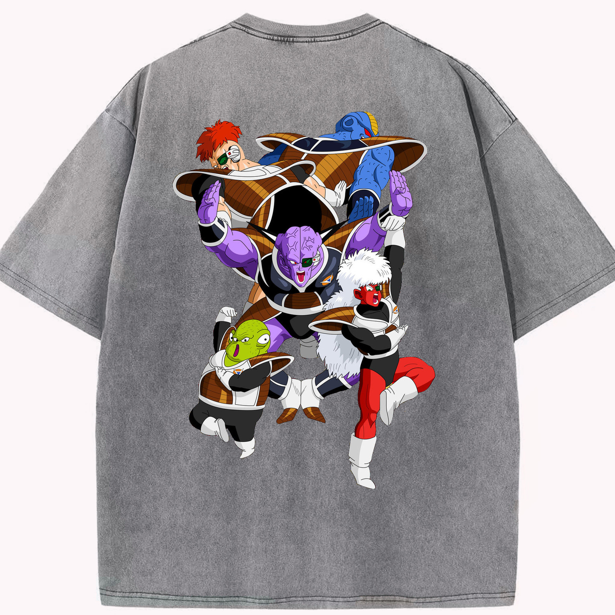 （画像用） ドラゴンボール DRAGON BALL 綿100% ヴィンテージ風 半袖Tシャツ（背面プリント）