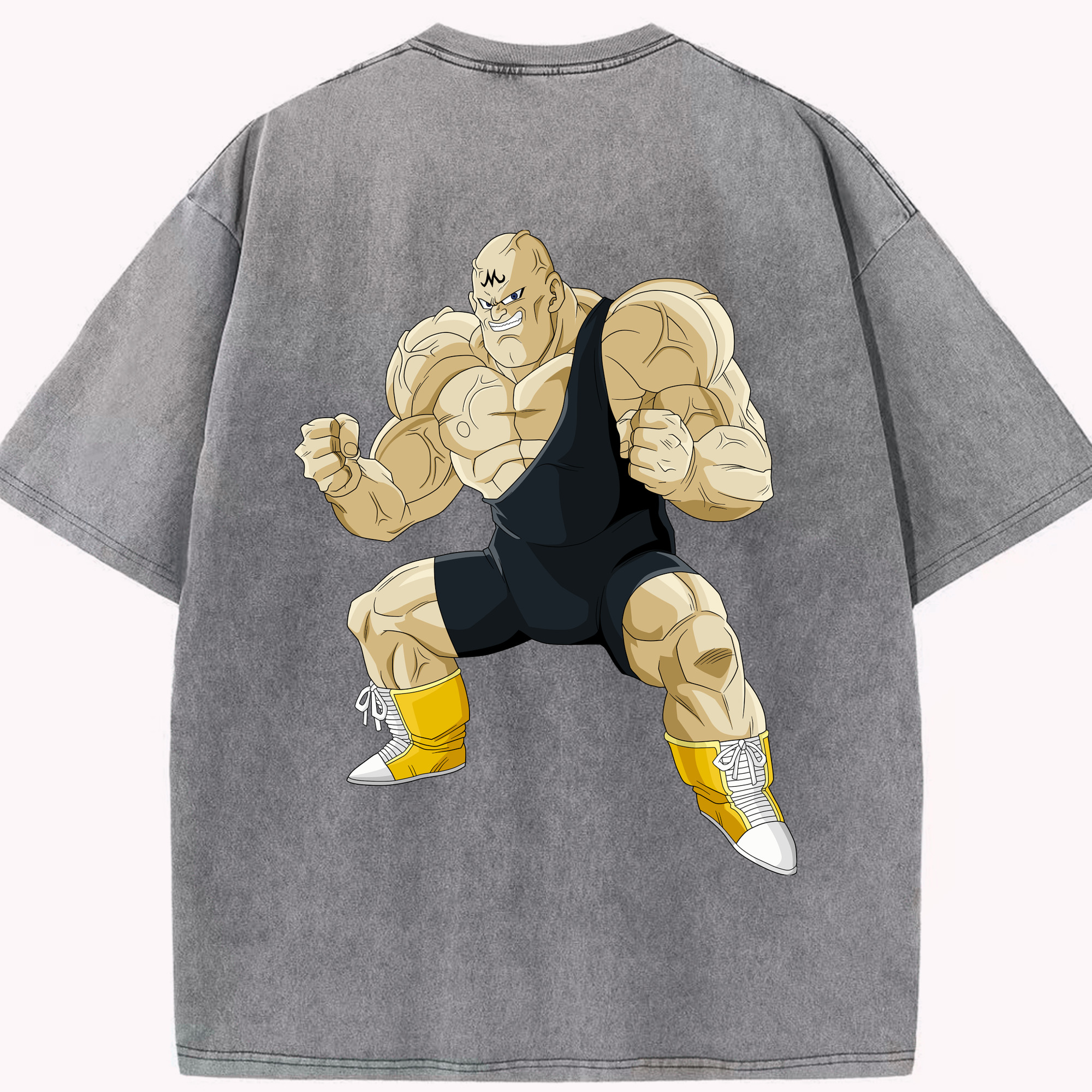（画像用） ドラゴンボール DRAGON BALL 綿100% ヴィンテージ風 半袖Tシャツ（背面プリント）