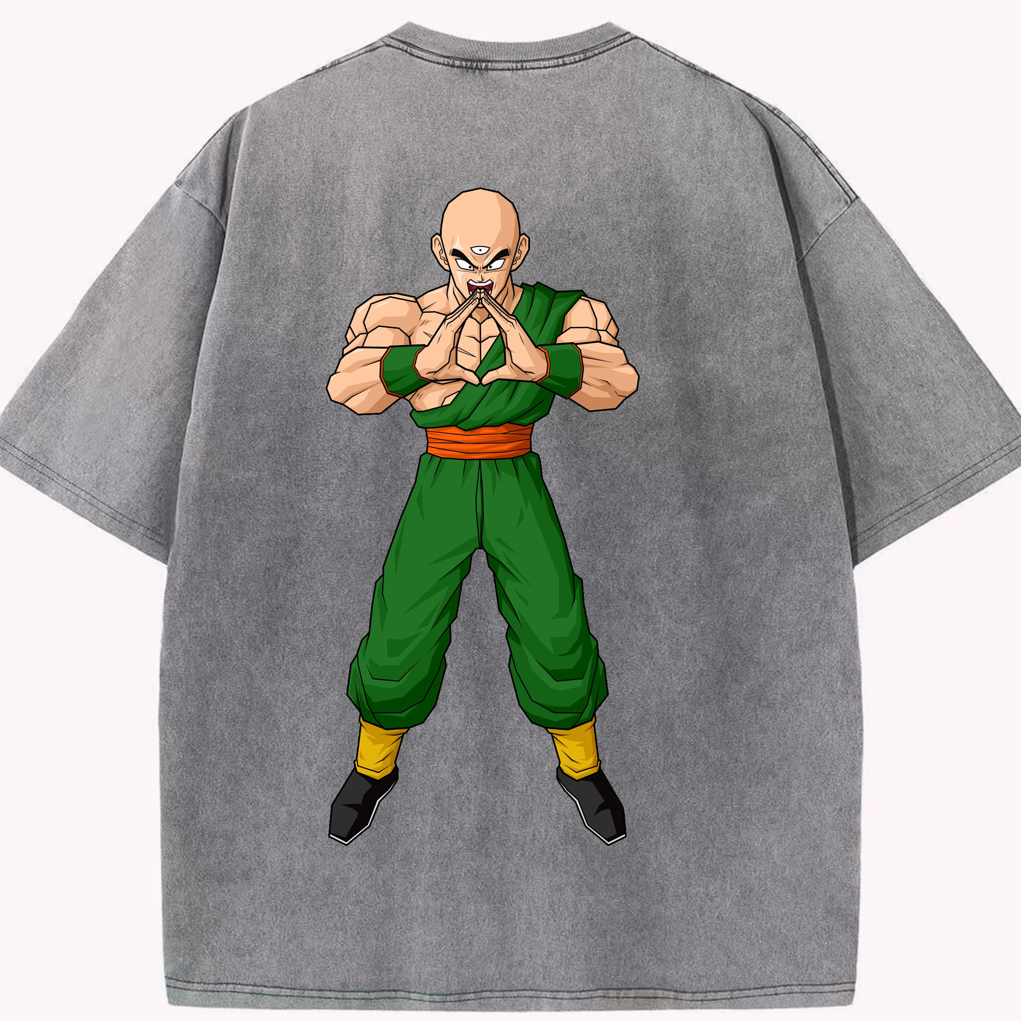 （画像用） ドラゴンボール DRAGON BALL 綿100% ヴィンテージ風 半袖Tシャツ（背面プリント）