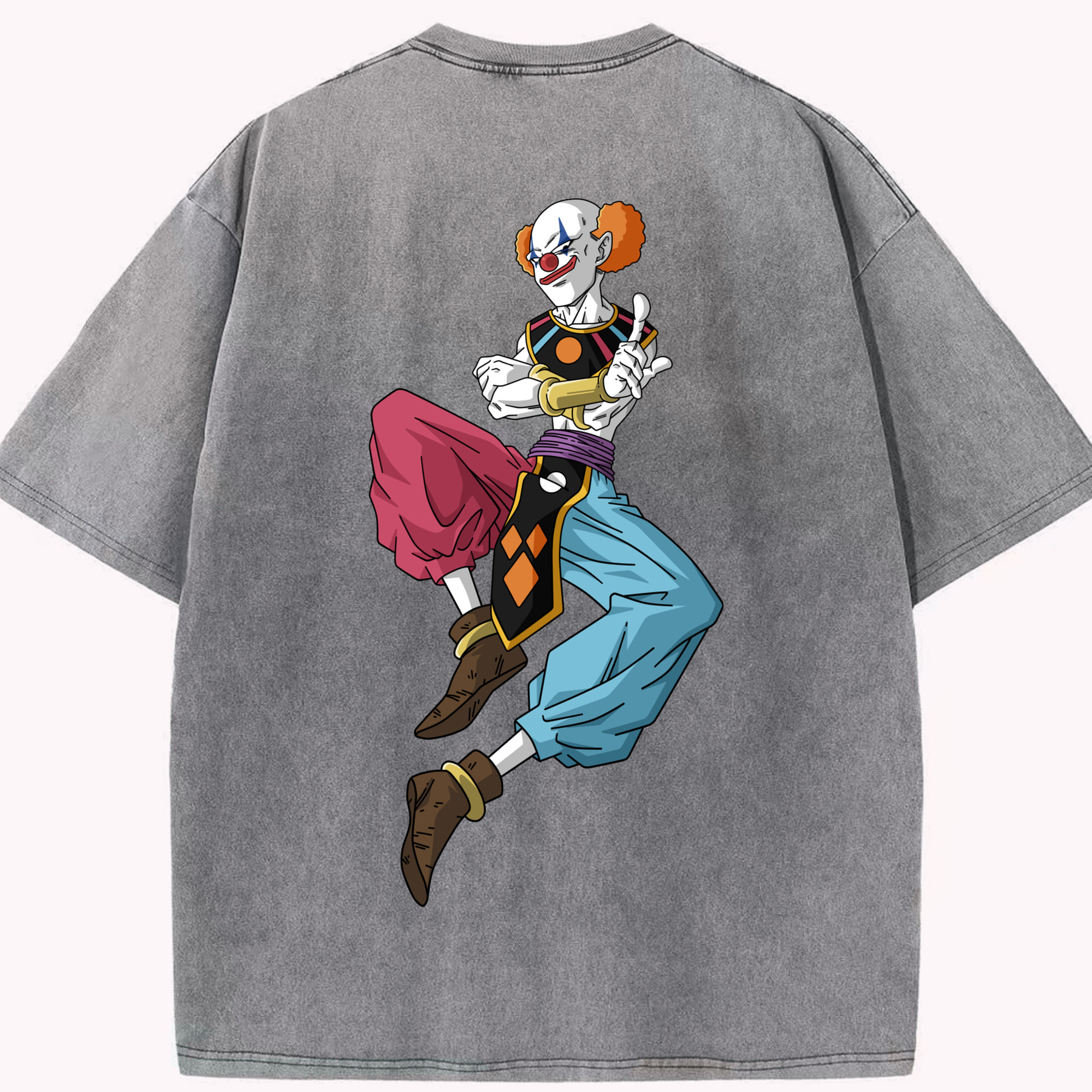 （画像用） ドラゴンボール DRAGON BALL 綿100% ヴィンテージ風 半袖Tシャツ（背面プリント）