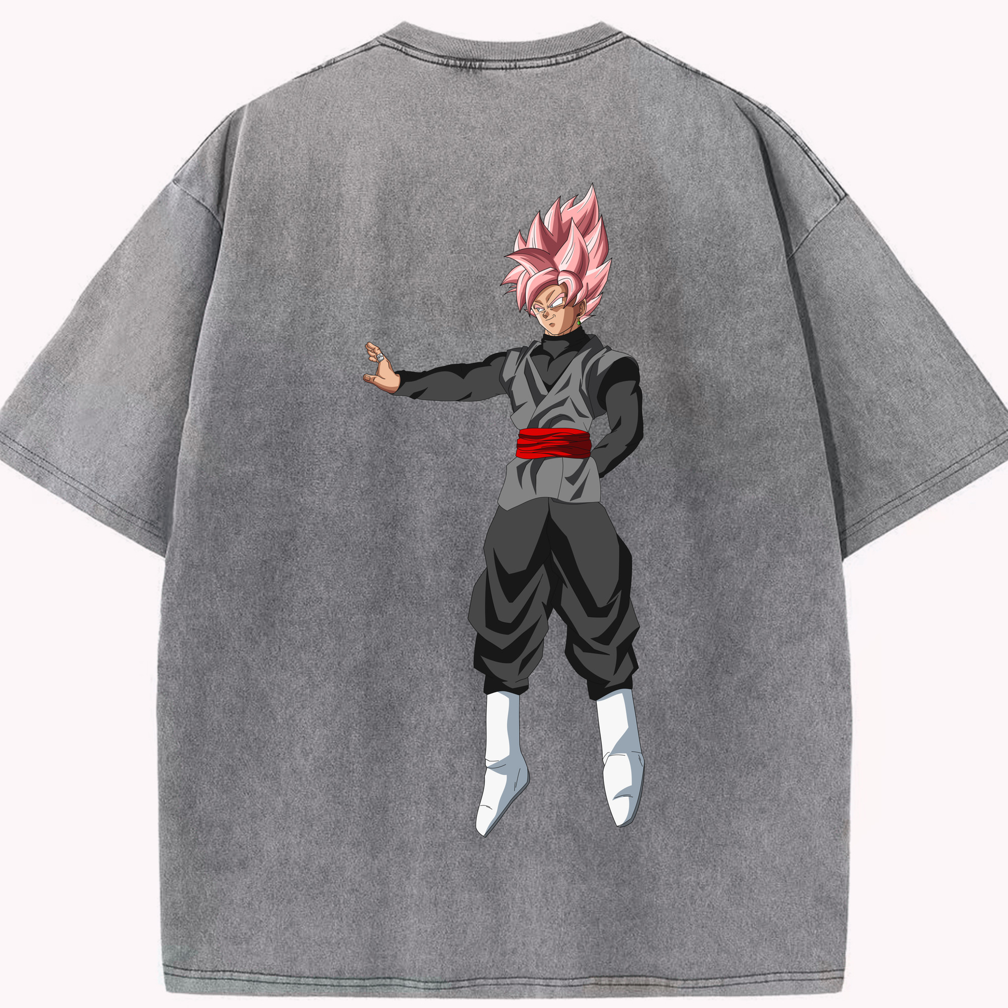 （画像用） ドラゴンボール ベジット DRAGON BALL Vegetto 綿100% ヴィンテージ風 半袖Tシャツ（背面プリント）