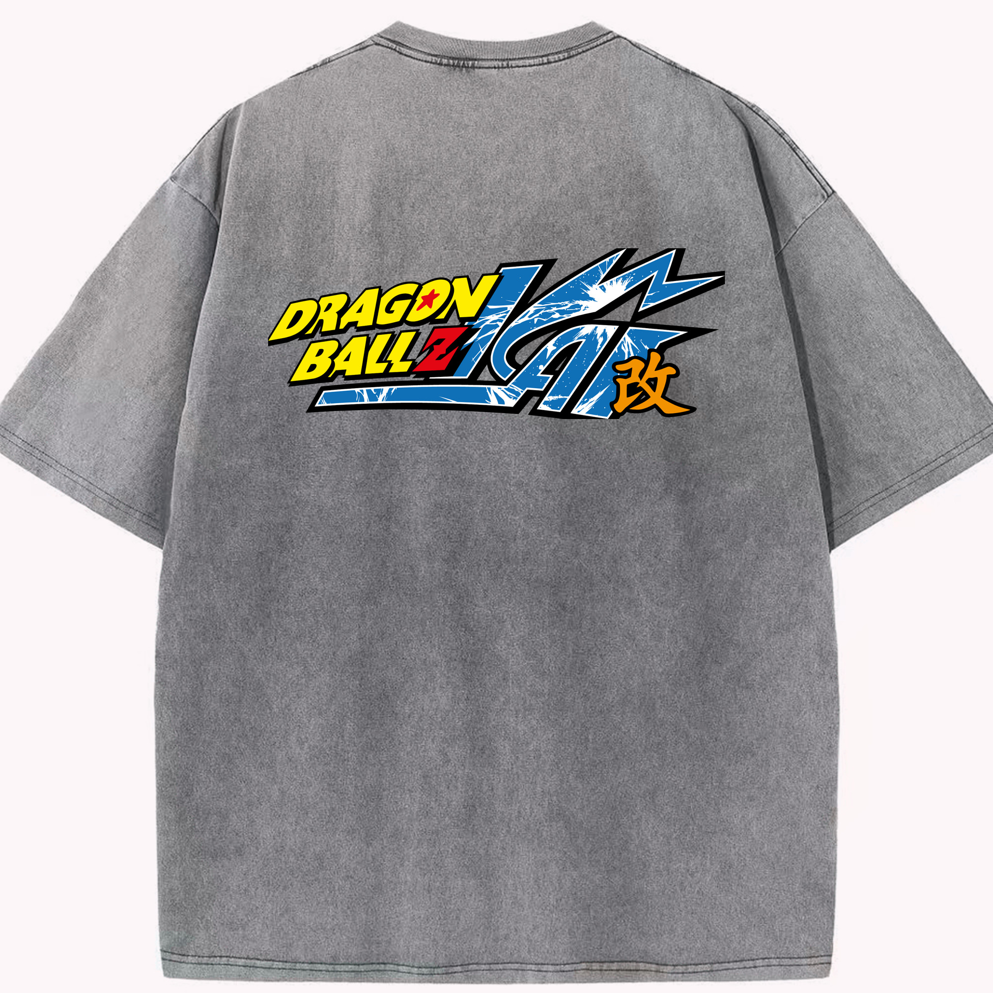（画像用） ドラゴンボール DRAGON BALL 綿100% ヴィンテージ風 半袖Tシャツ（背面プリント）