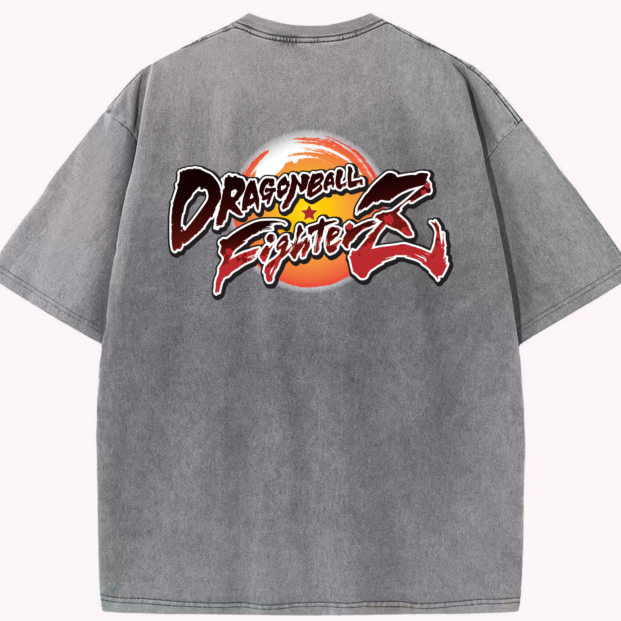 （画像用） ドラゴンボール DRAGON BALL 綿100% ヴィンテージ風 半袖Tシャツ（背面プリント）