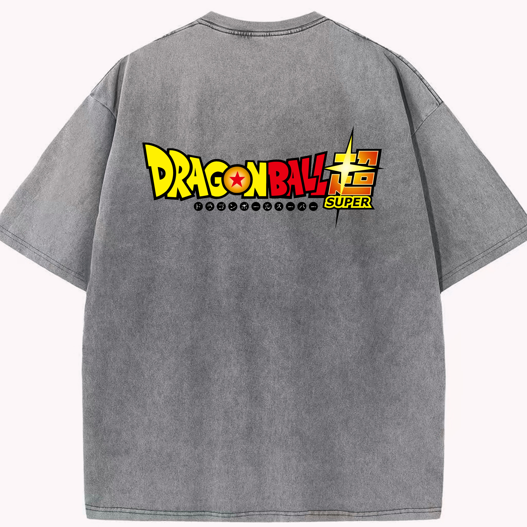 （画像用） ドラゴンボール DRAGON BALL 綿100% ヴィンテージ風 半袖Tシャツ（背面プリント）