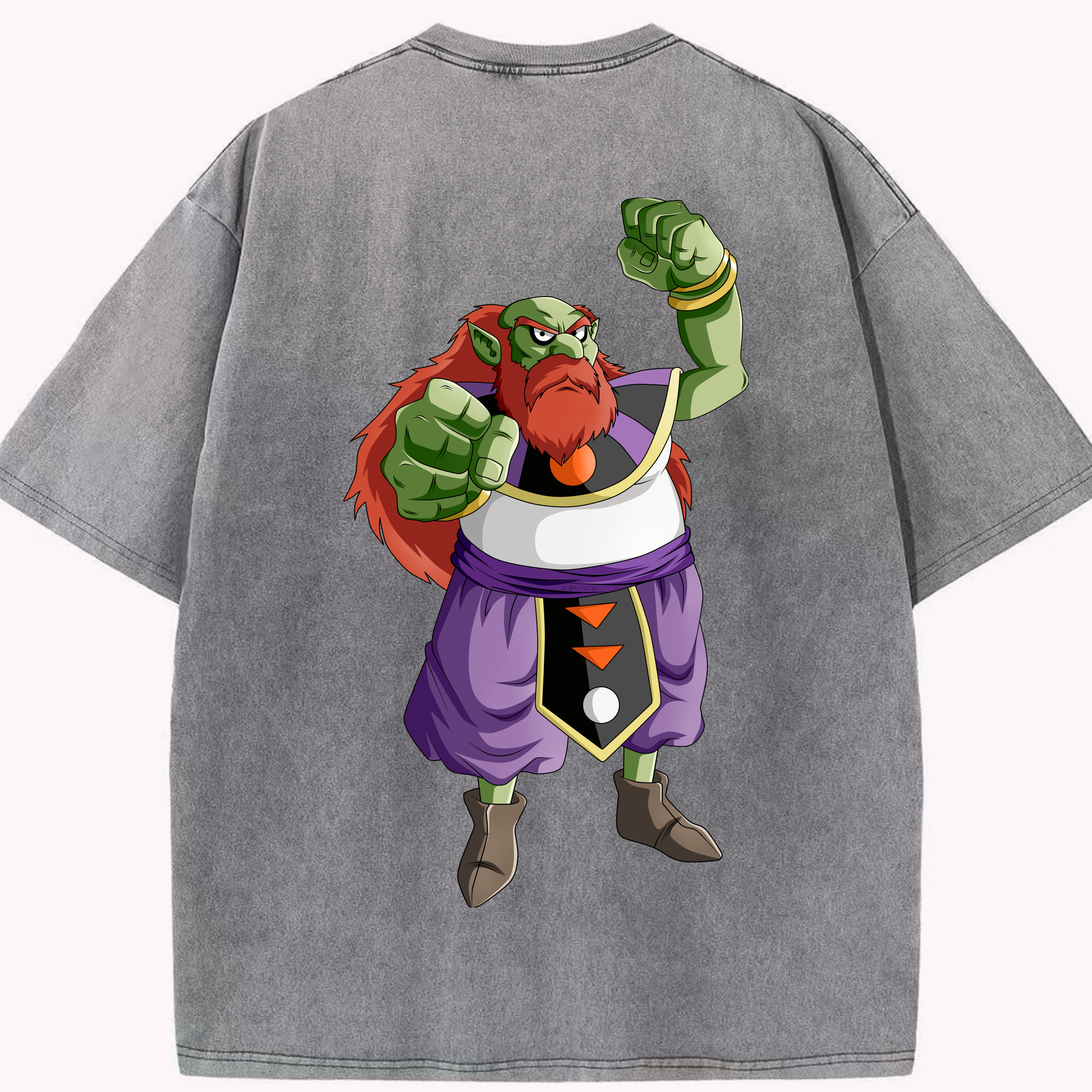 （画像用） ドラゴンボール DRAGON BALL 綿100% ヴィンテージ風 半袖Tシャツ（背面プリント）