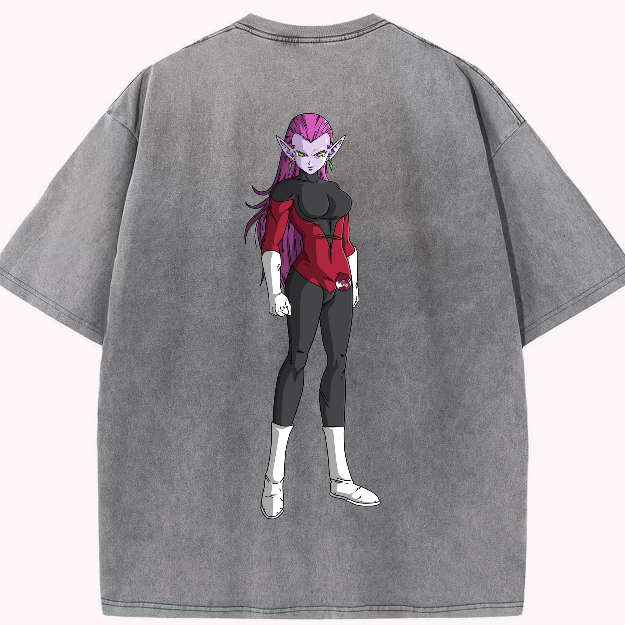 （画像用） ドラゴンボール DRAGON BALL 綿100% ヴィンテージ風 半袖Tシャツ（背面プリント）