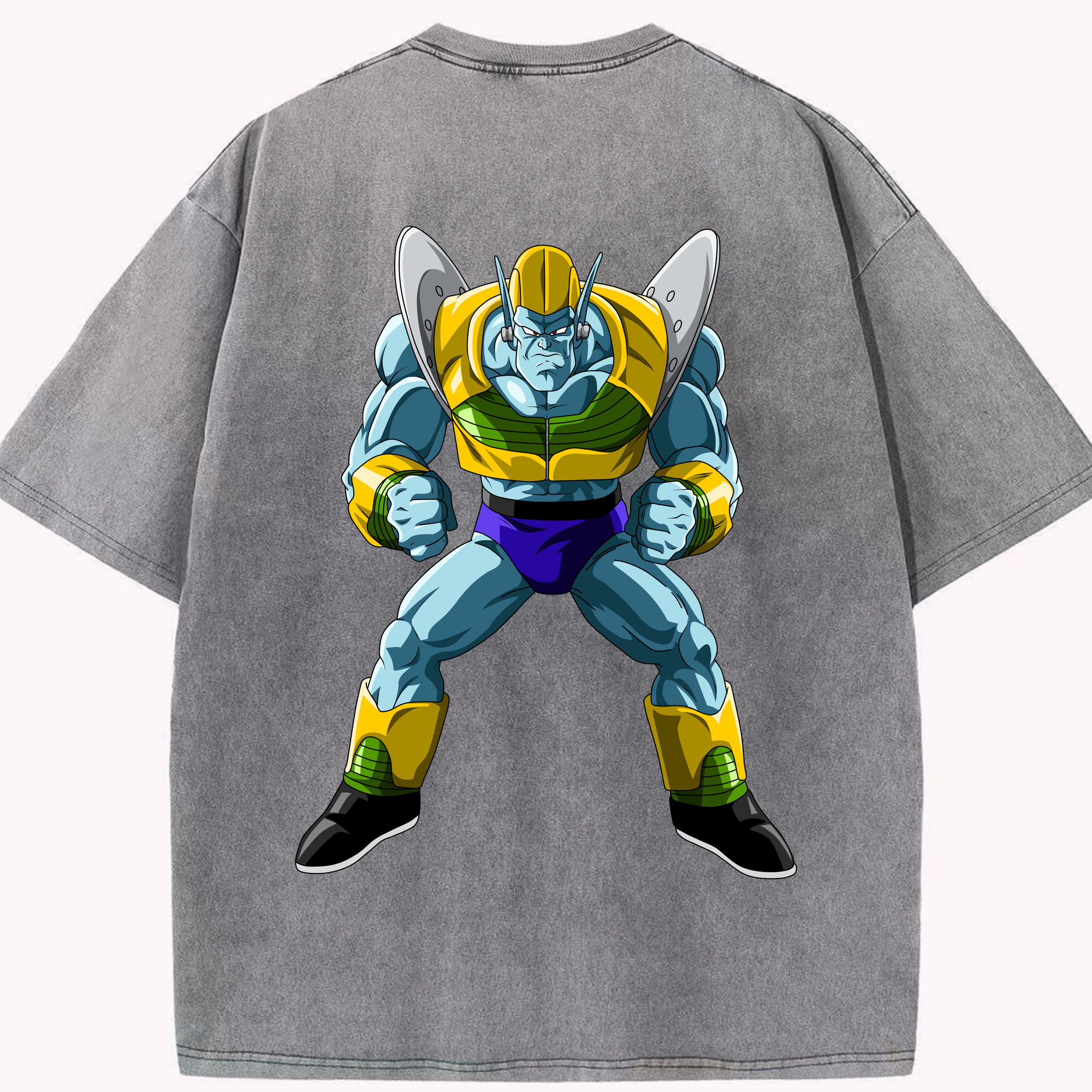 （画像用） ドラゴンボール DRAGON BALL 綿100% ヴィンテージ風 半袖Tシャツ（背面プリント）