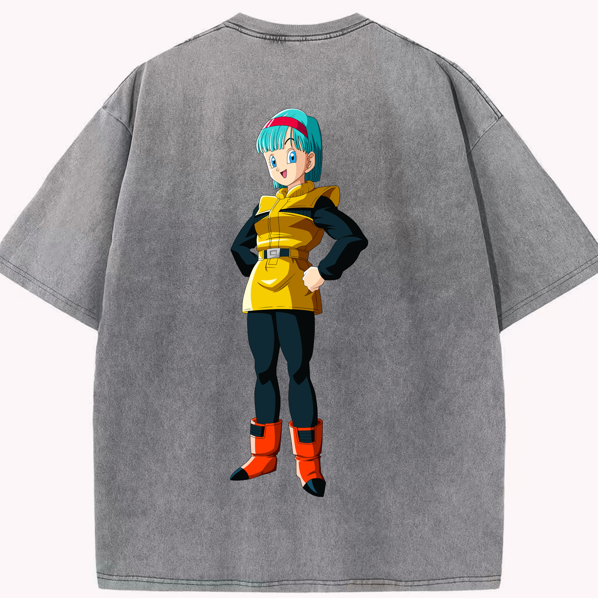 （画像用） ドラゴンボール DRAGON BALL 綿100% ヴィンテージ風 半袖Tシャツ（背面プリント）