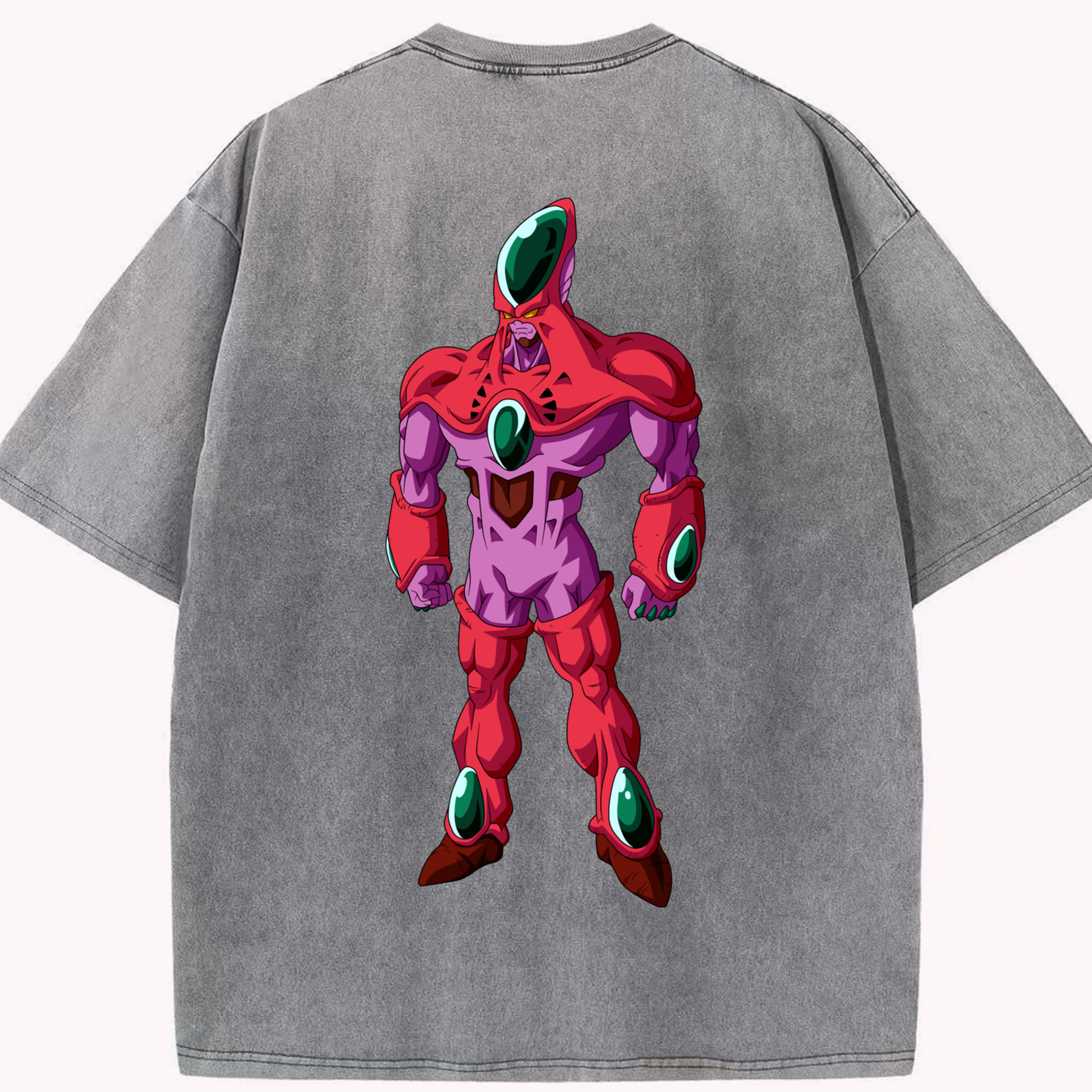 （画像用） ドラゴンボール DRAGON BALL 綿100% ヴィンテージ風 半袖Tシャツ（背面プリント）