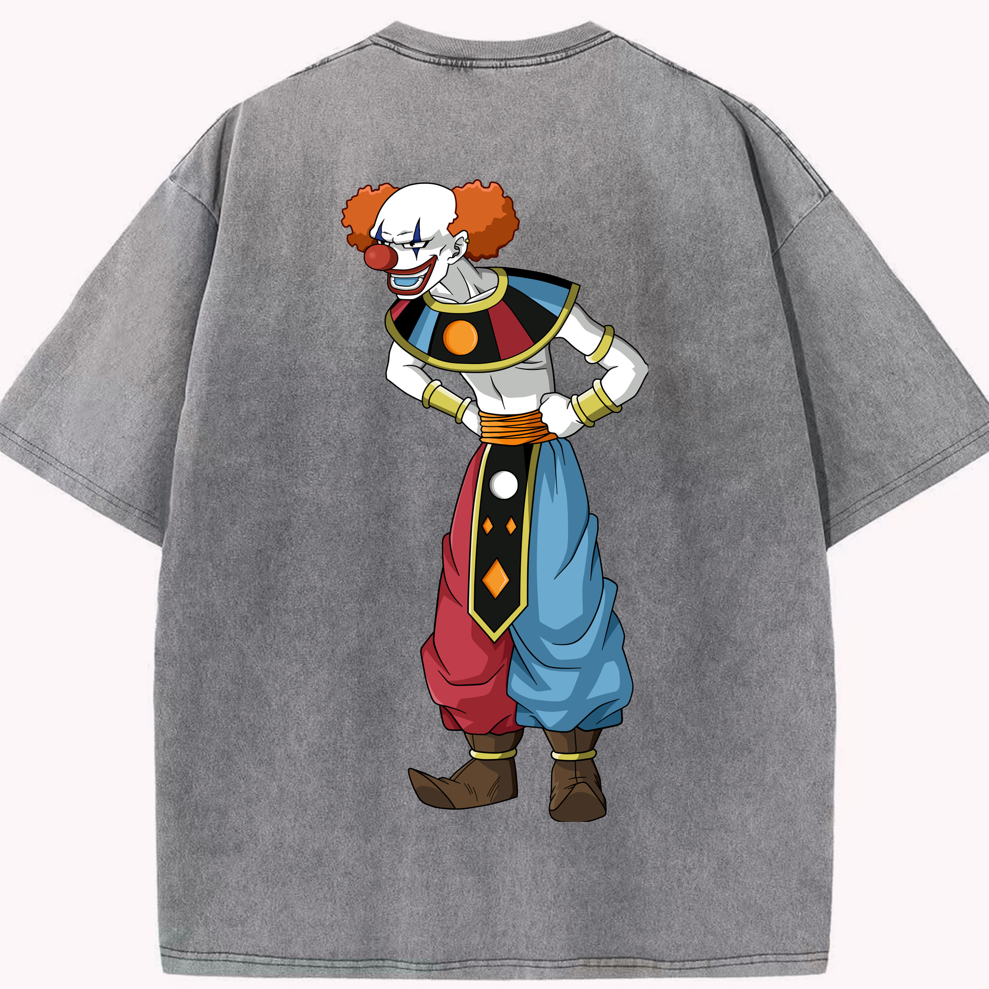 （画像用） ドラゴンボール DRAGON BALL 綿100% ヴィンテージ風 半袖Tシャツ（背面プリント）