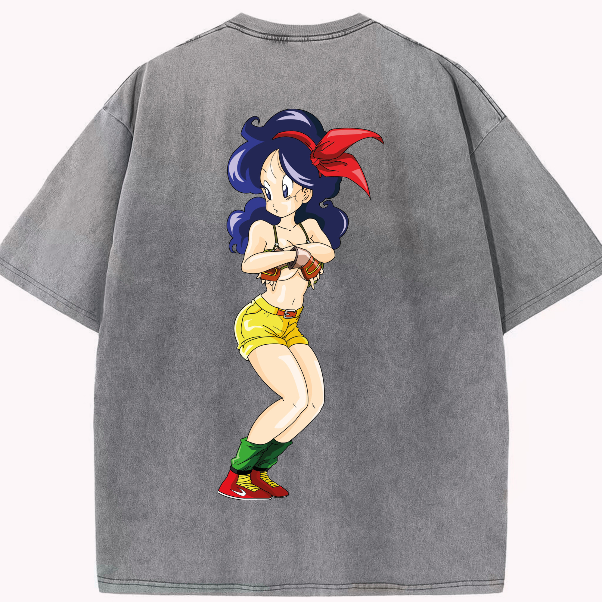 （画像用） ドラゴンボール DRAGON BALL 綿100% ヴィンテージ風 半袖Tシャツ（背面プリント）