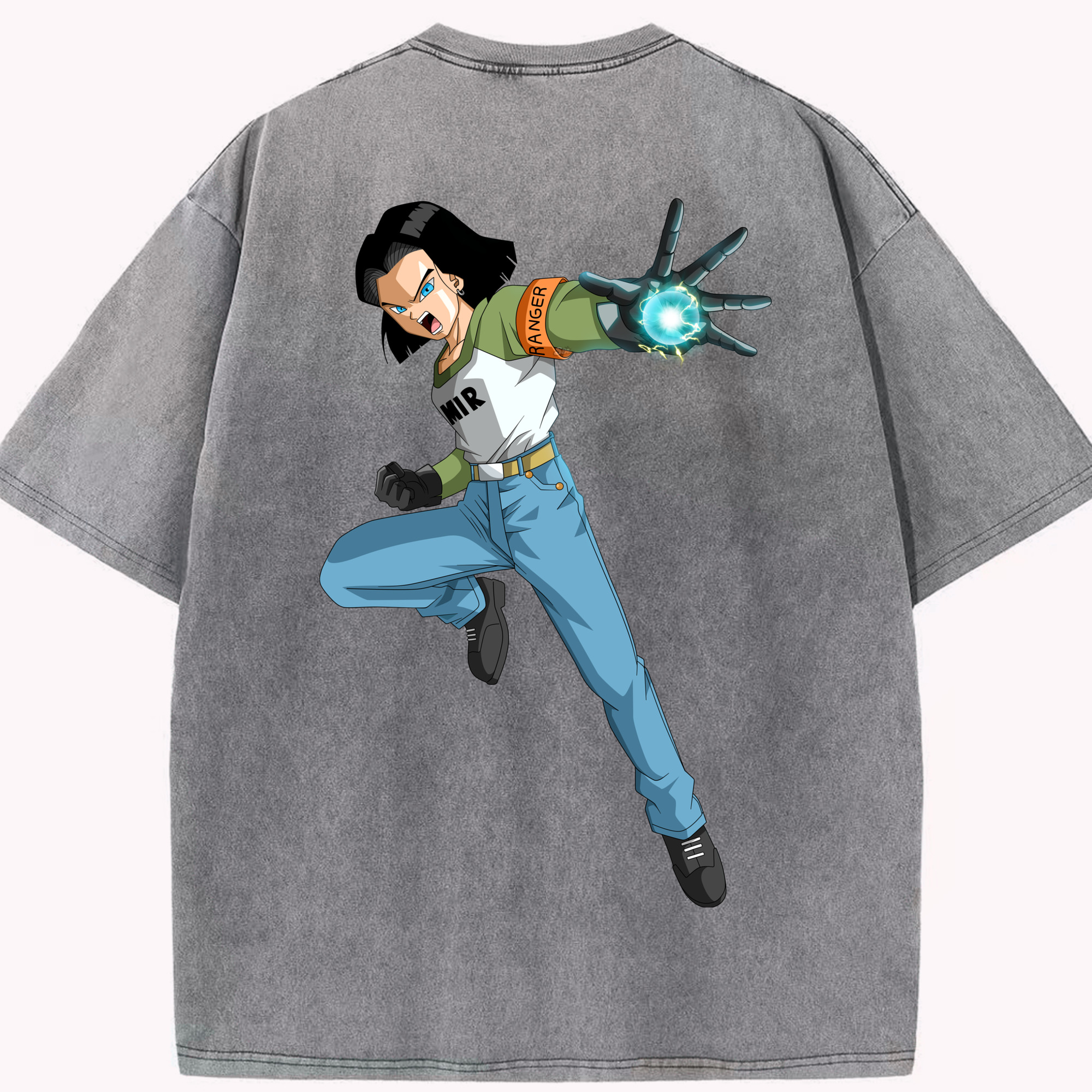 （画像用） ドラゴンボール DRAGON BALL 綿100% ヴィンテージ風 半袖Tシャツ（背面プリント）