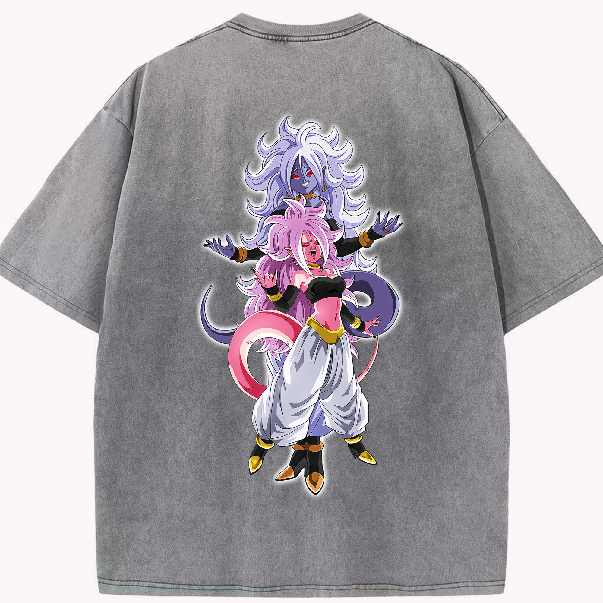 （画像用） ドラゴンボール DRAGON BALL 綿100% ヴィンテージ風 半袖Tシャツ（背面プリント）
