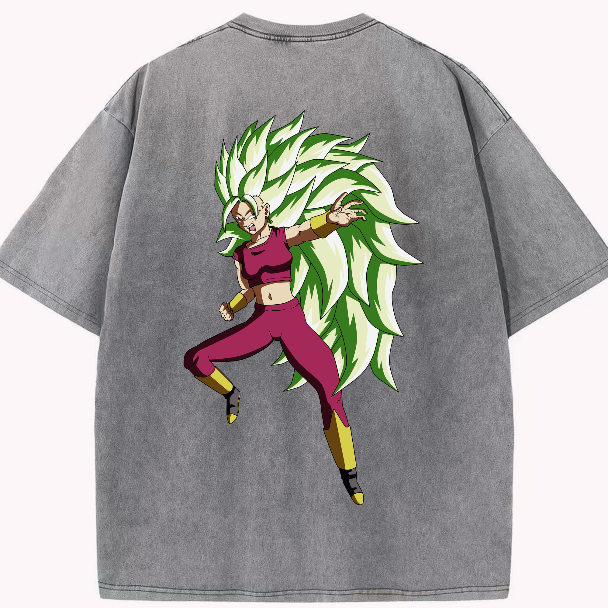 （画像用） ドラゴンボール DRAGON BALL 綿100% ヴィンテージ風 半袖Tシャツ（背面プリント）