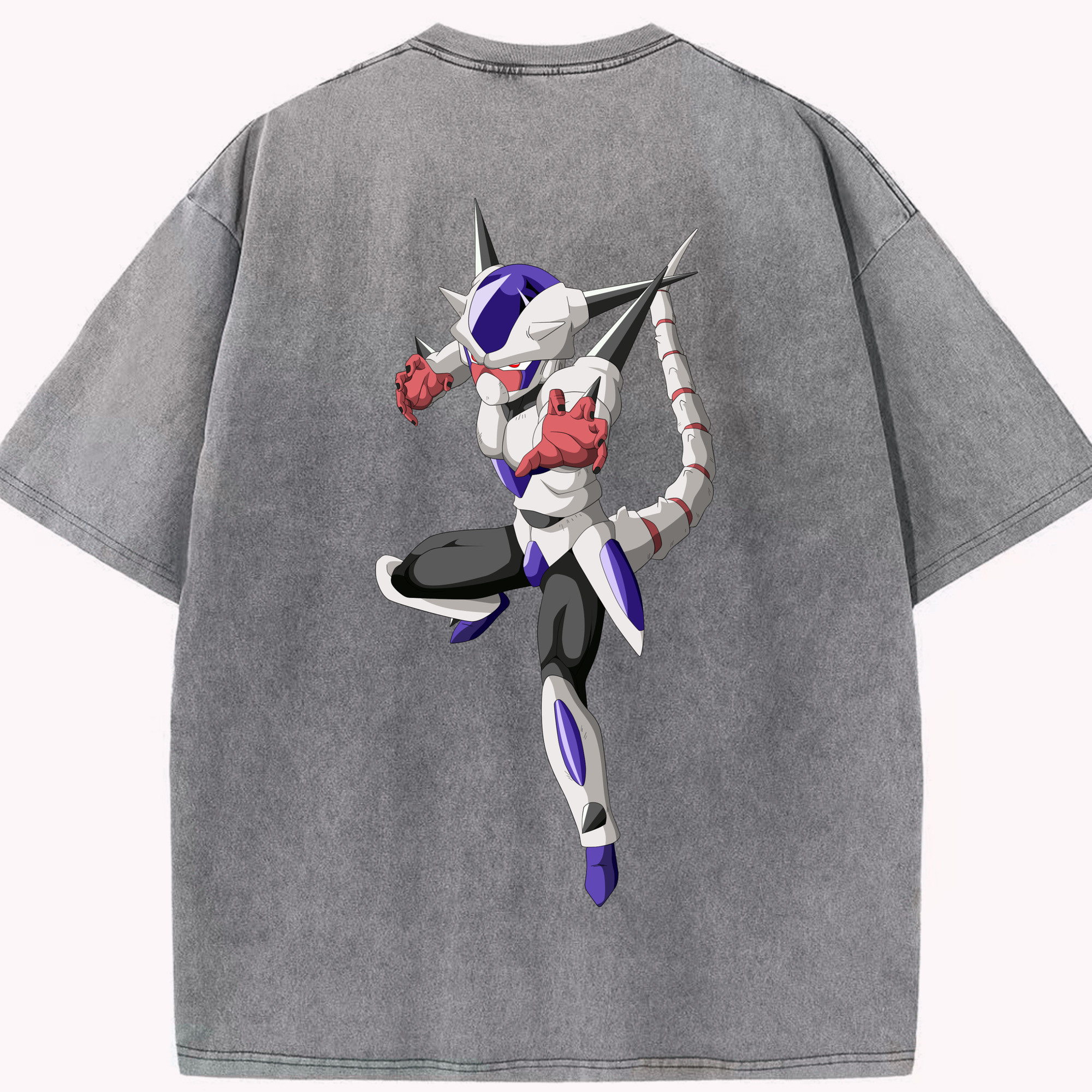（画像用） ドラゴンボール クリーサ DRAGON BALL Kulisa 綿100% ヴィンテージ風 半袖Tシャツ（背面プリント）