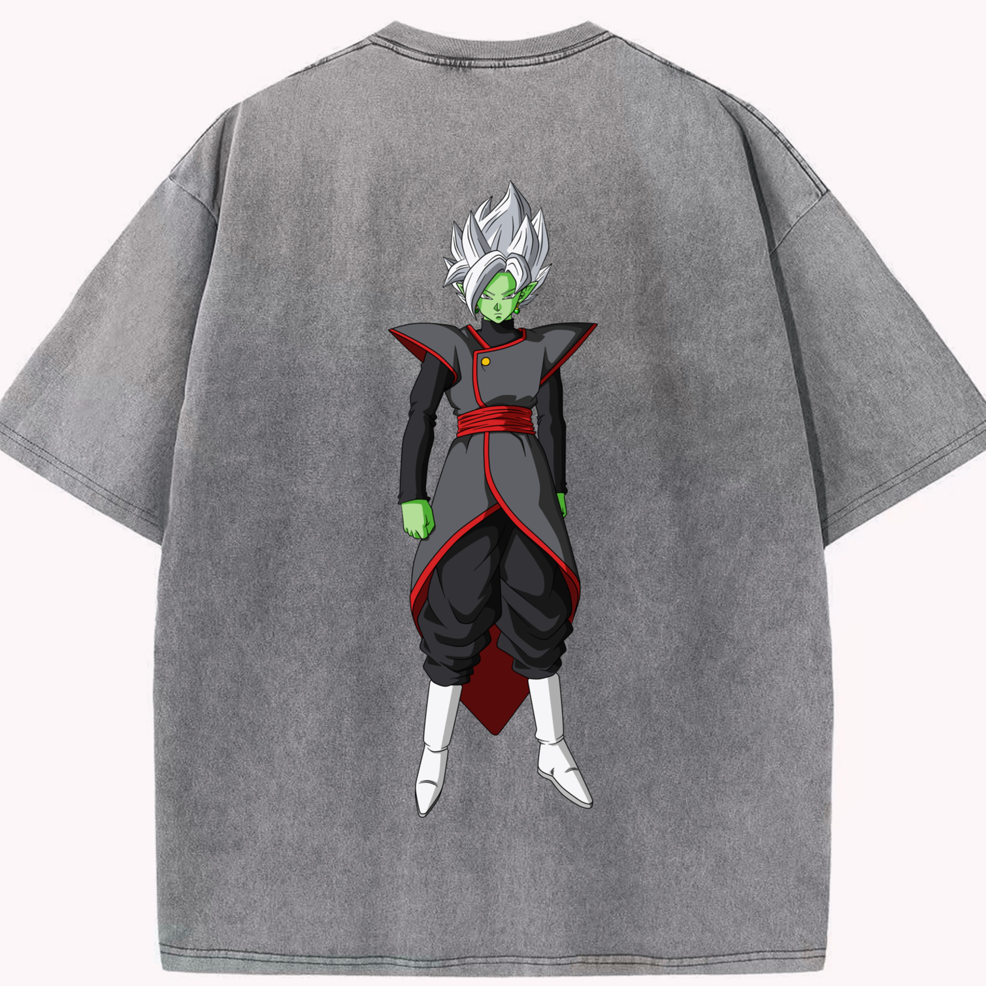 （画像用） ドラゴンボール ベジット DRAGON BALL Vegetto 綿100% ヴィンテージ風 半袖Tシャツ（背面プリント）