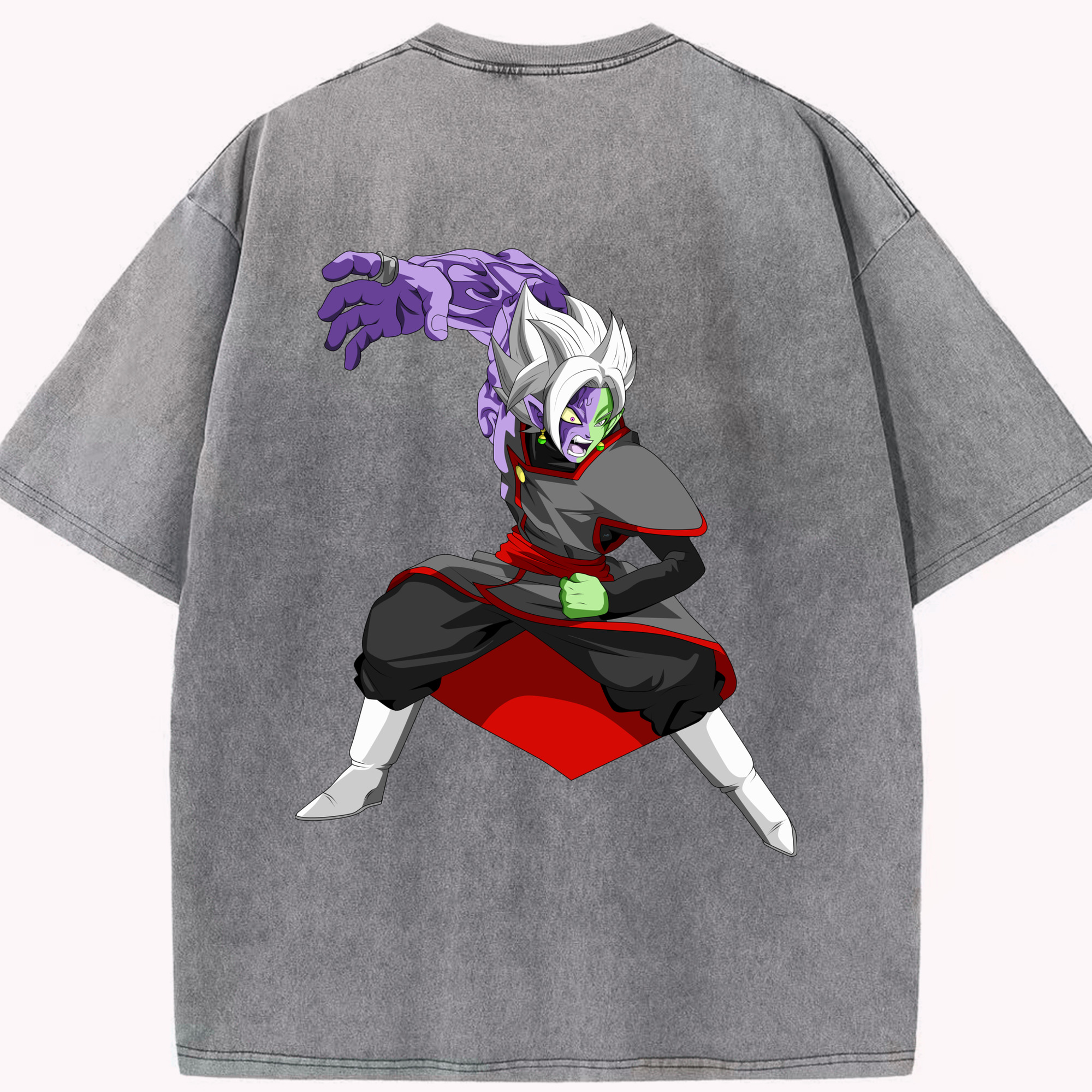（画像用） ドラゴンボール ベジット DRAGON BALL Vegetto 綿100% ヴィンテージ風 半袖Tシャツ（背面プリント）