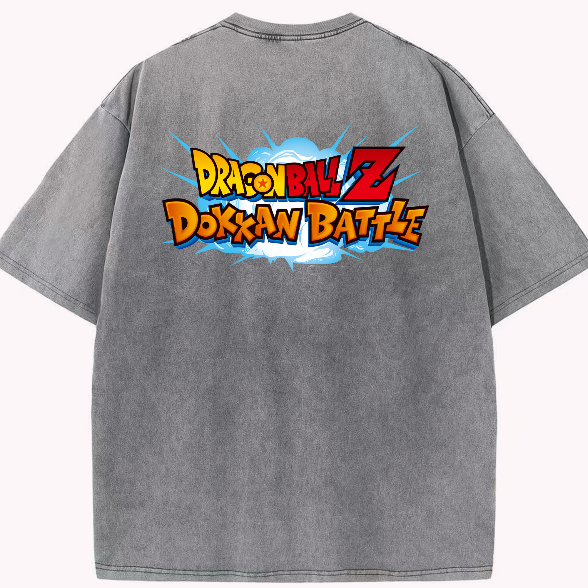 （画像用） ドラゴンボール DRAGON BALL 綿100% ヴィンテージ風 半袖Tシャツ（背面プリント）