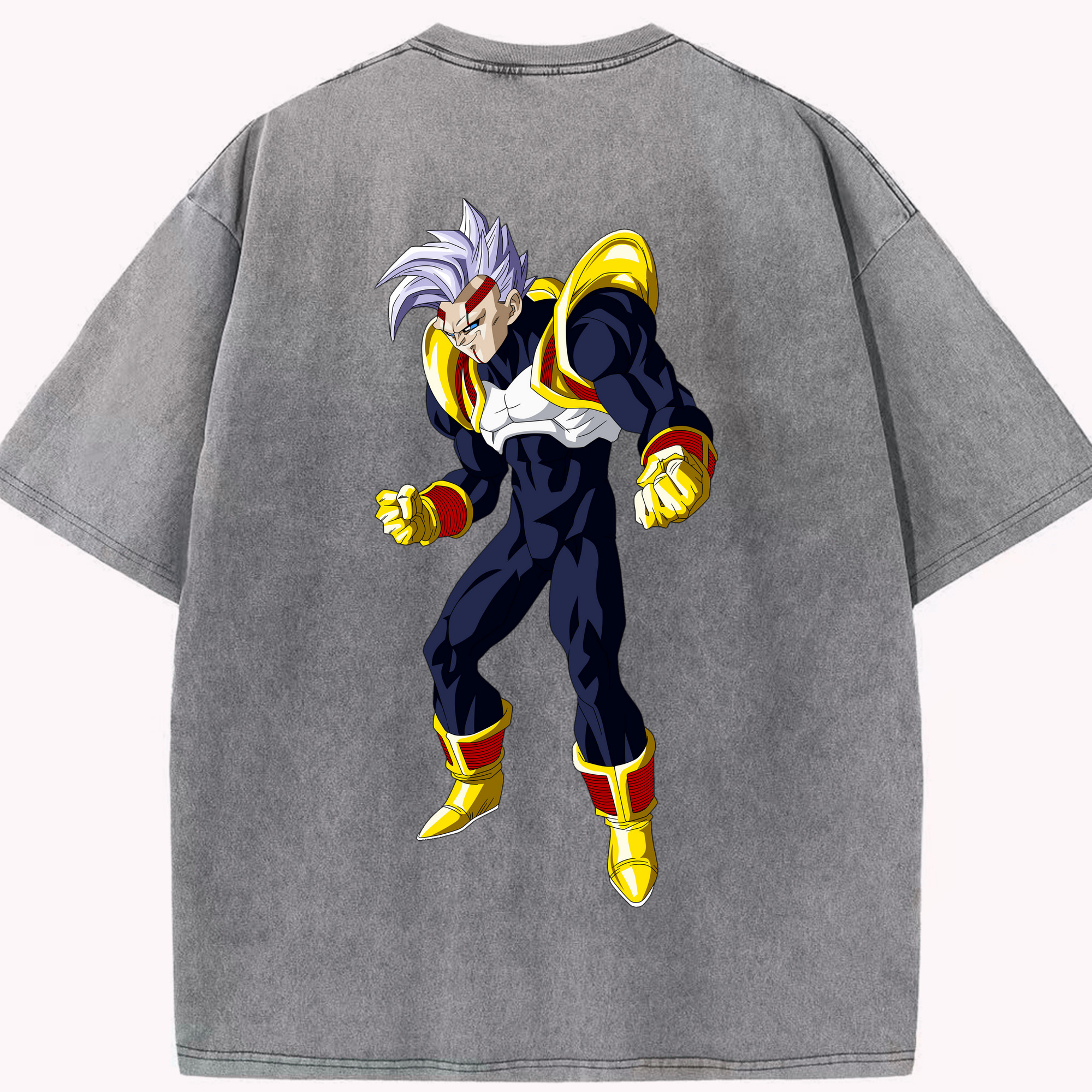 （画像用） ドラゴンボール DRAGON BALL 綿100% ヴィンテージ風 半袖Tシャツ（背面プリント）