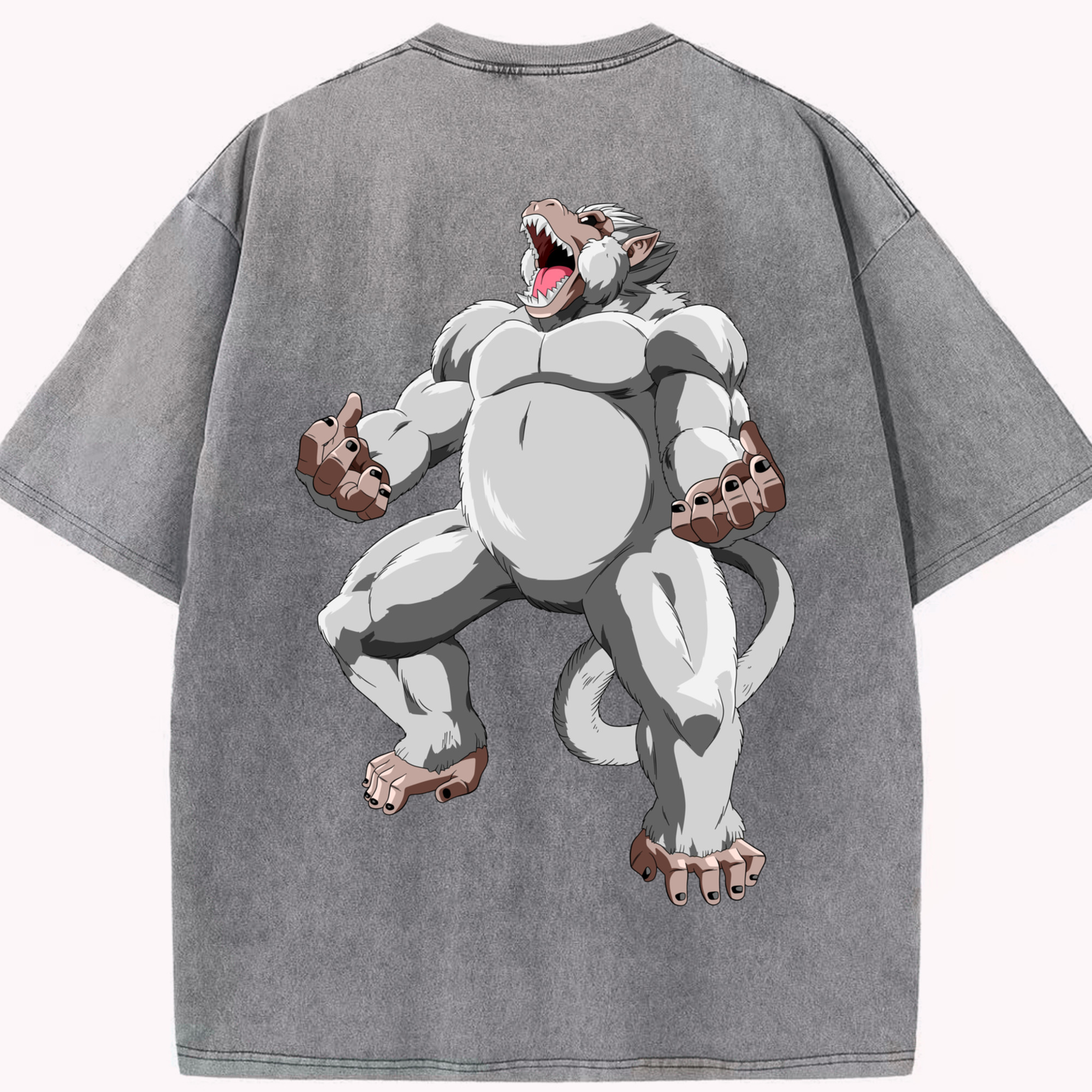 （画像用） ドラゴンボール DRAGON BALL 綿100% ヴィンテージ風 半袖Tシャツ（背面プリント）
