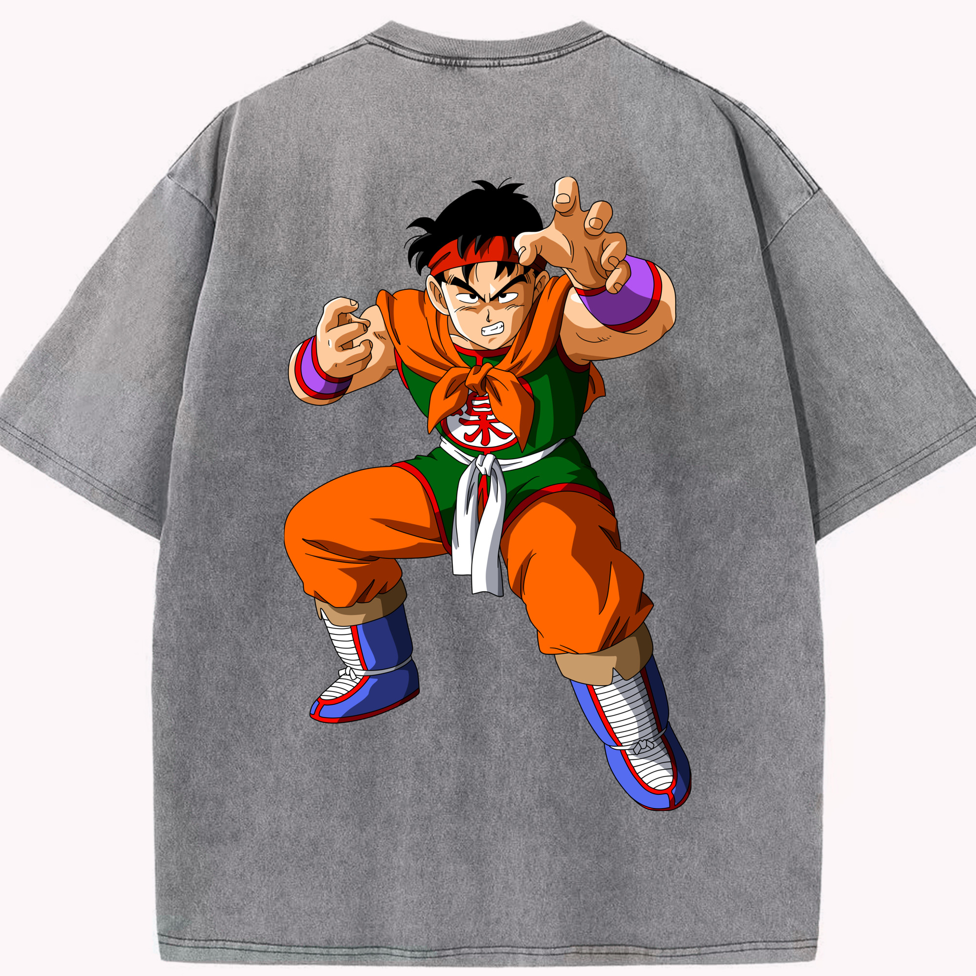 （画像用） ドラゴンボール DRAGON BALL 綿100% ヴィンテージ風 半袖Tシャツ（背面プリント）