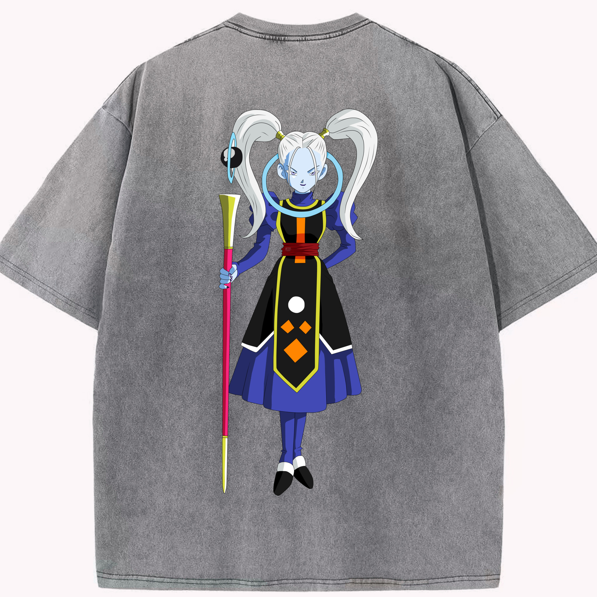 （画像用） ドラゴンボール DRAGON BALL 綿100% ヴィンテージ風 半袖Tシャツ（背面プリント）