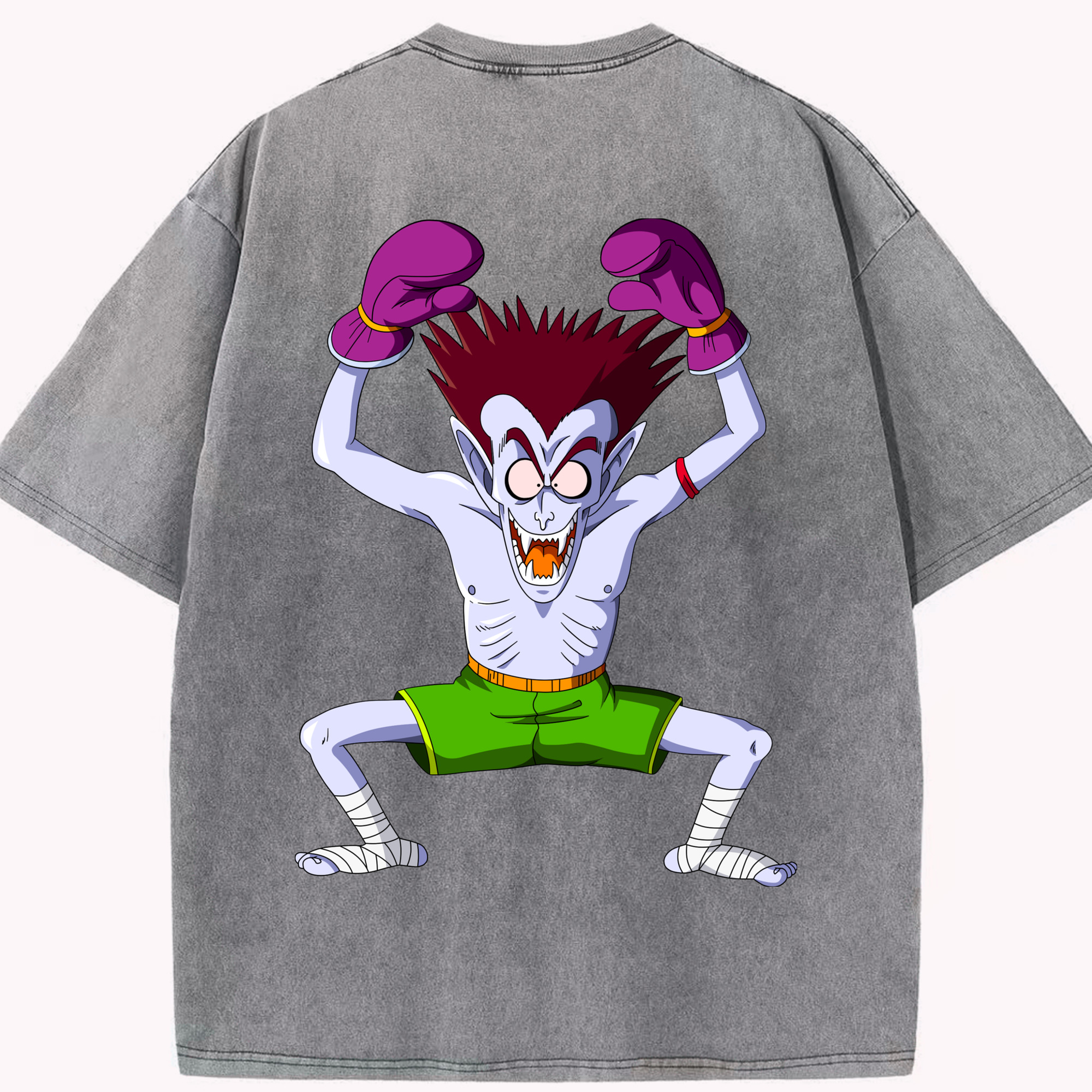 （画像用） ドラゴンボール DRAGON BALL 綿100% ヴィンテージ風 半袖Tシャツ（背面プリント）