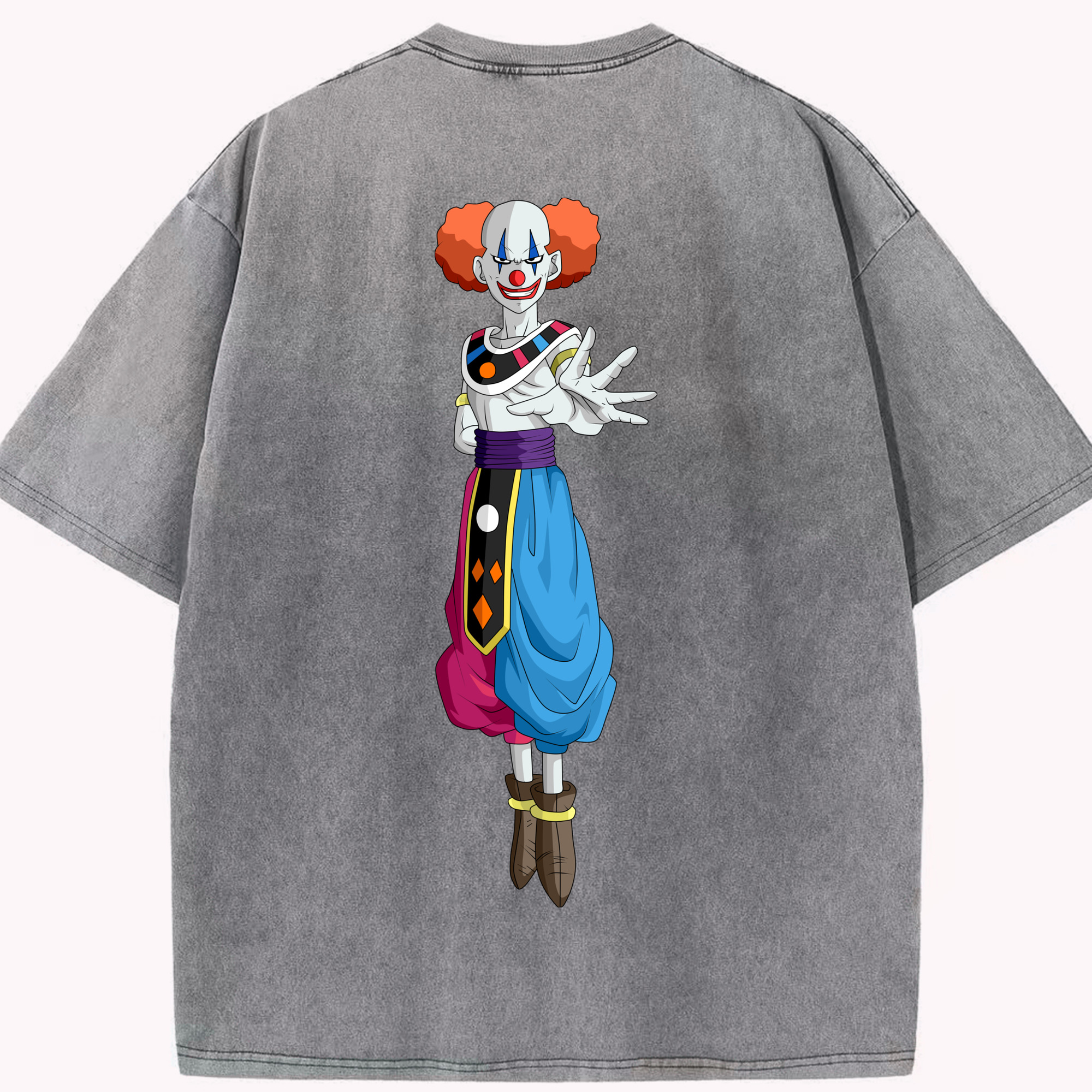 （画像用） ドラゴンボール DRAGON BALL 綿100% ヴィンテージ風 半袖Tシャツ（背面プリント）