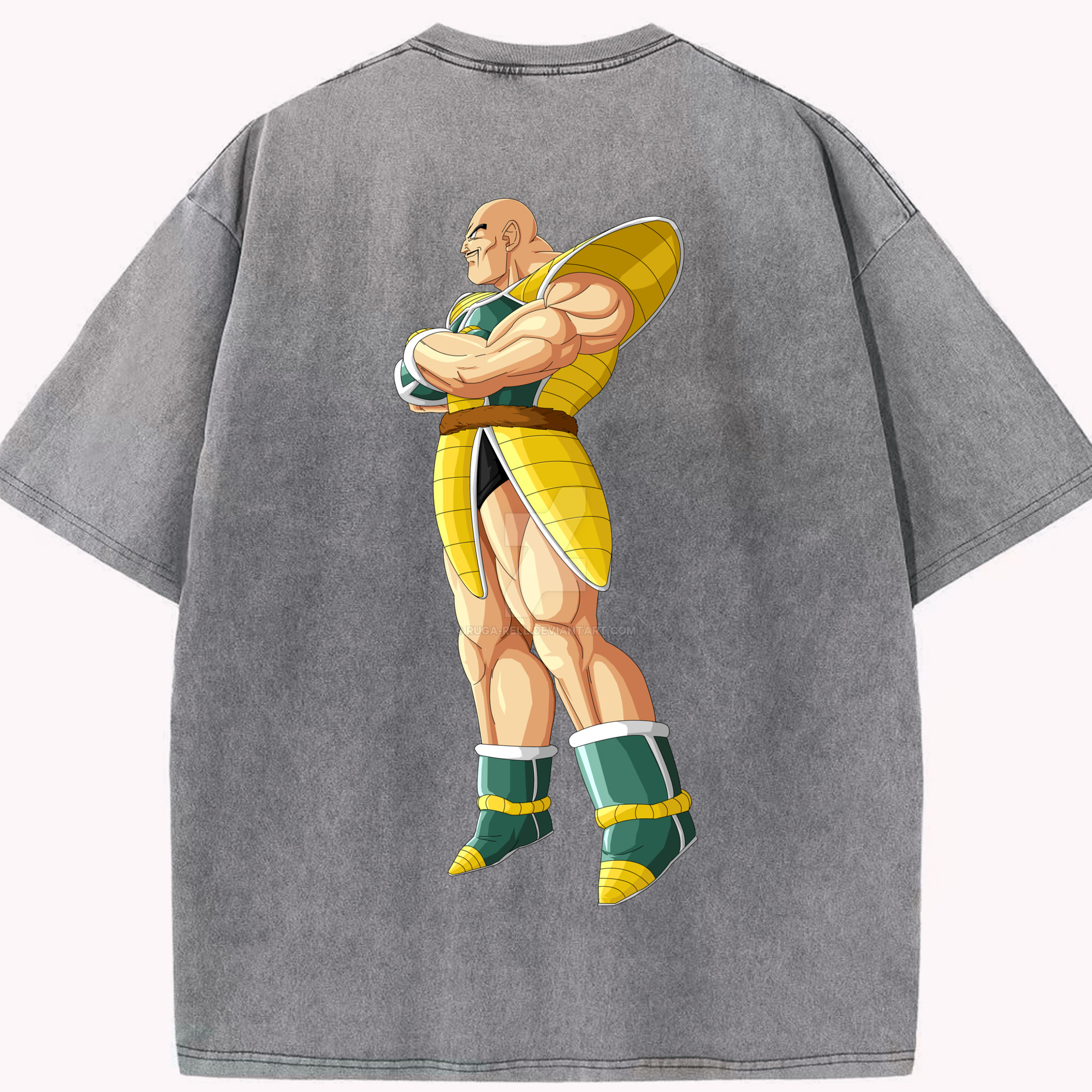 （画像用） ドラゴンボール DRAGON BALL 綿100% ヴィンテージ風 半袖Tシャツ（背面プリント）