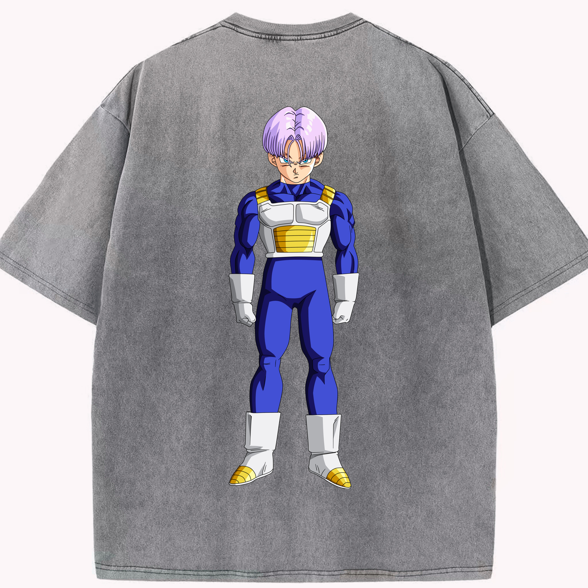 （画像用） ドラゴンボール DRAGON BALL 綿100% ヴィンテージ風 半袖Tシャツ（背面プリント）