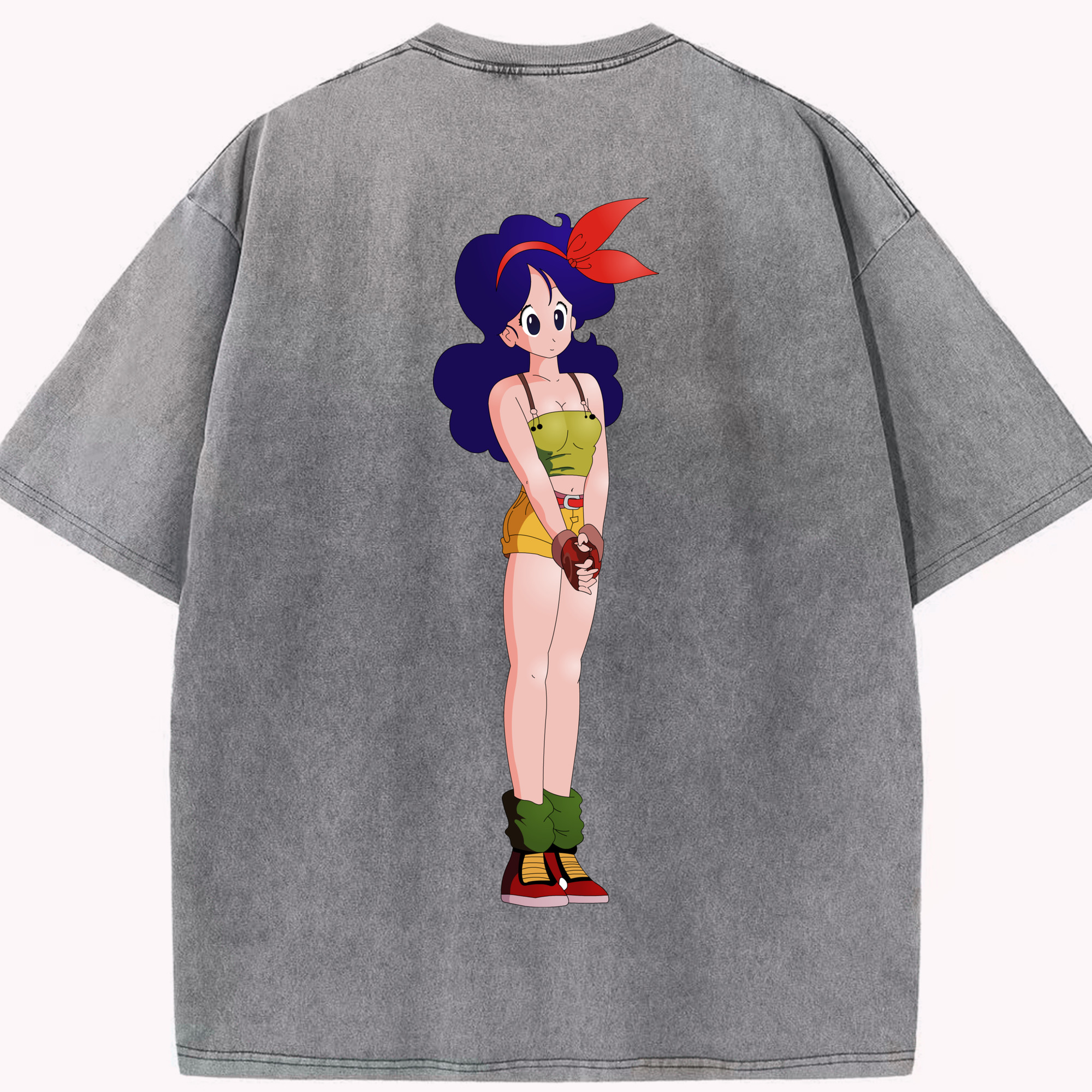 （画像用） ドラゴンボール DRAGON BALL 綿100% ヴィンテージ風 半袖Tシャツ（背面プリント）