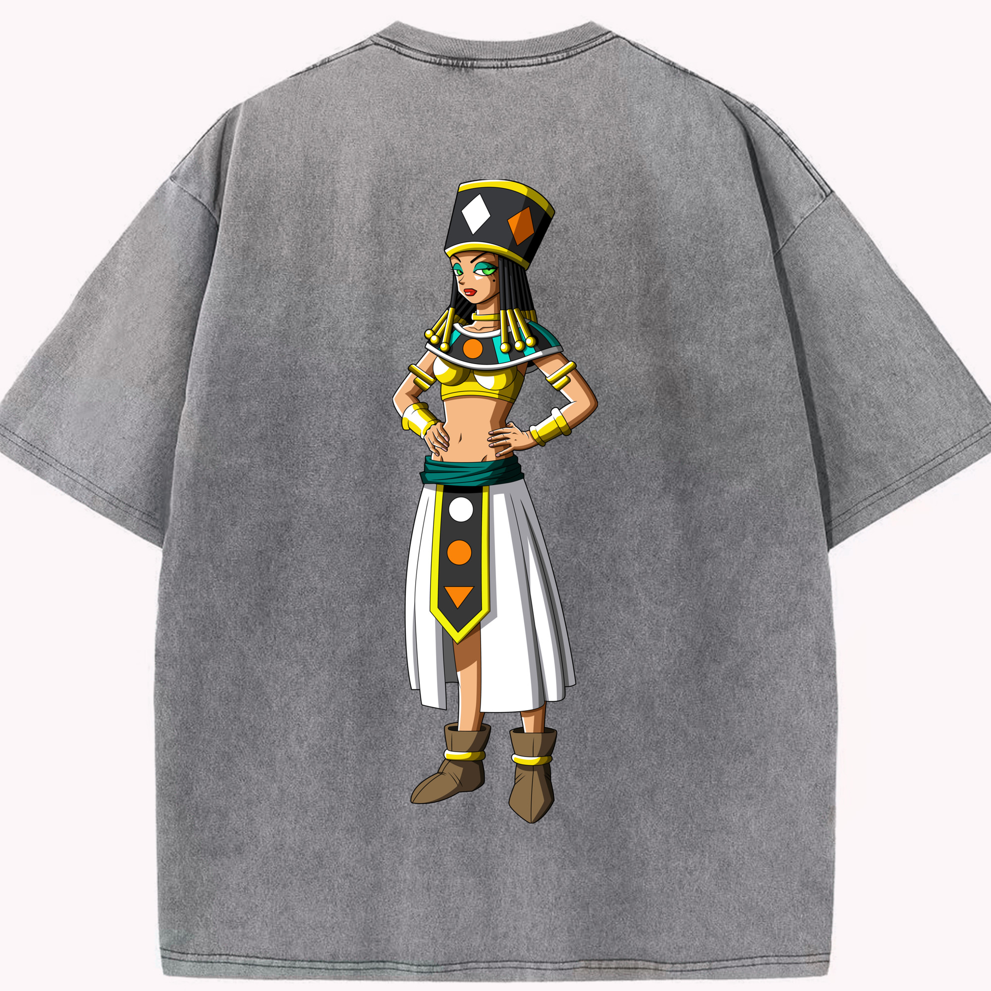 （画像用） ドラゴンボール DRAGON BALL 綿100% ヴィンテージ風 半袖Tシャツ（背面プリント）