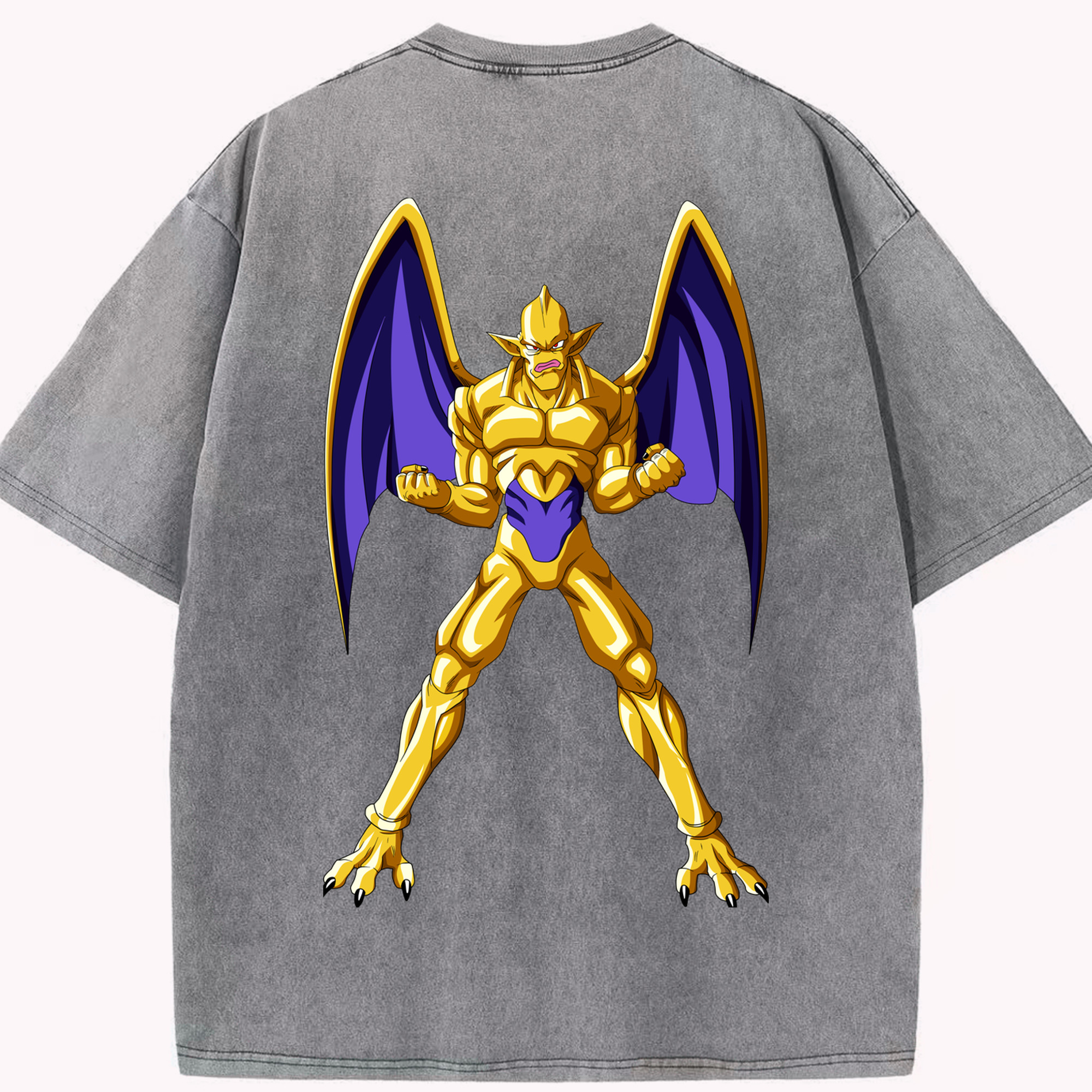 （画像用） ドラゴンボール DRAGON BALL 綿100% ヴィンテージ風 半袖Tシャツ（背面プリント）