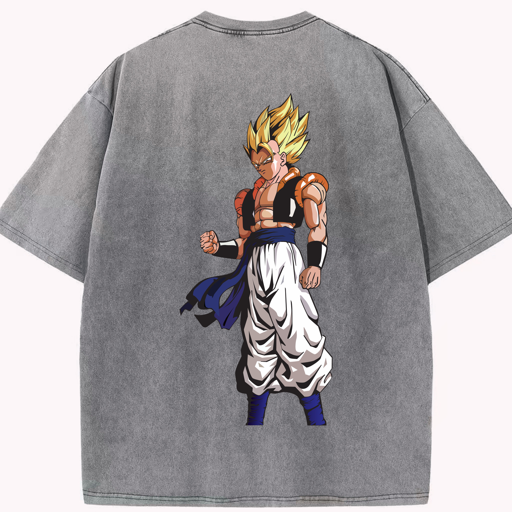 （画像用） ドラゴンボール DRAGON BALL 綿100% ヴィンテージ風 半袖Tシャツ（背面プリント）