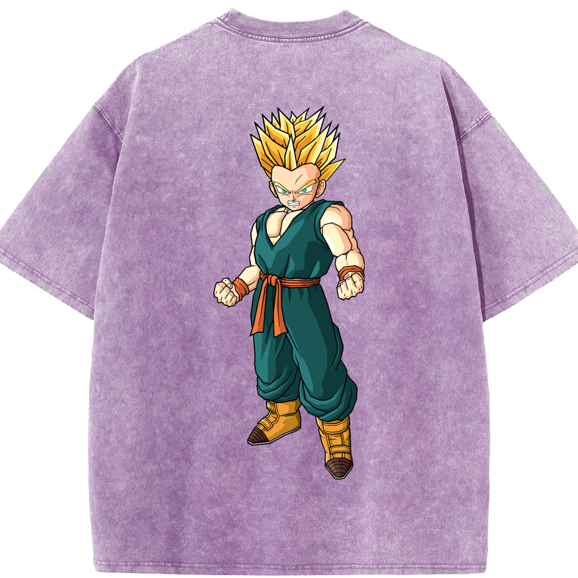 （画像用） ドラゴンボール DRAGON BALL 綿100% ヴィンテージ風 半袖Tシャツ（背面プリント）