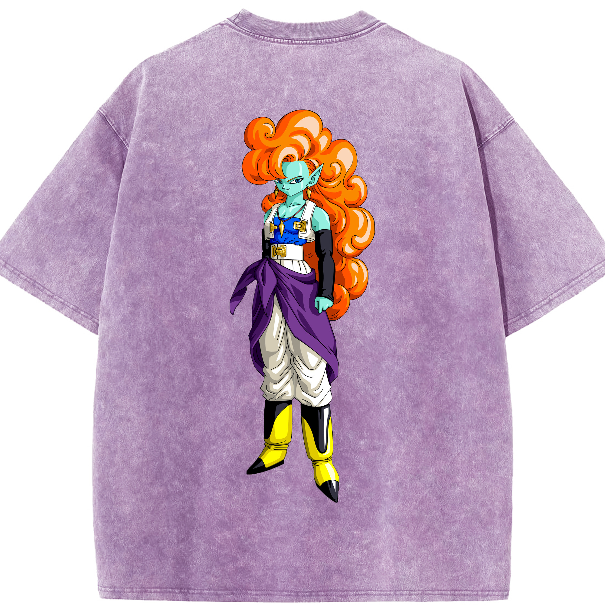 （画像用） ドラゴンボール DRAGON BALL 綿100% ヴィンテージ風 半袖Tシャツ（背面プリント）