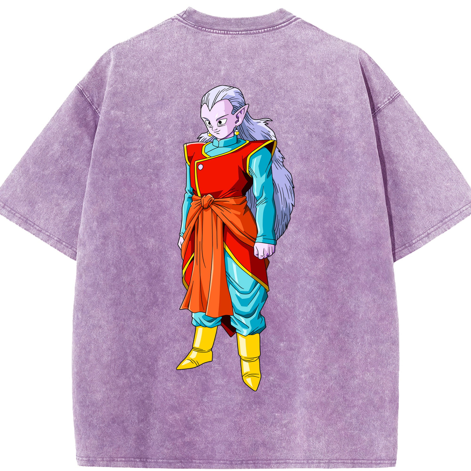 （画像用） ドラゴンボール DRAGON BALL 綿100% ヴィンテージ風 半袖Tシャツ（背面プリント）